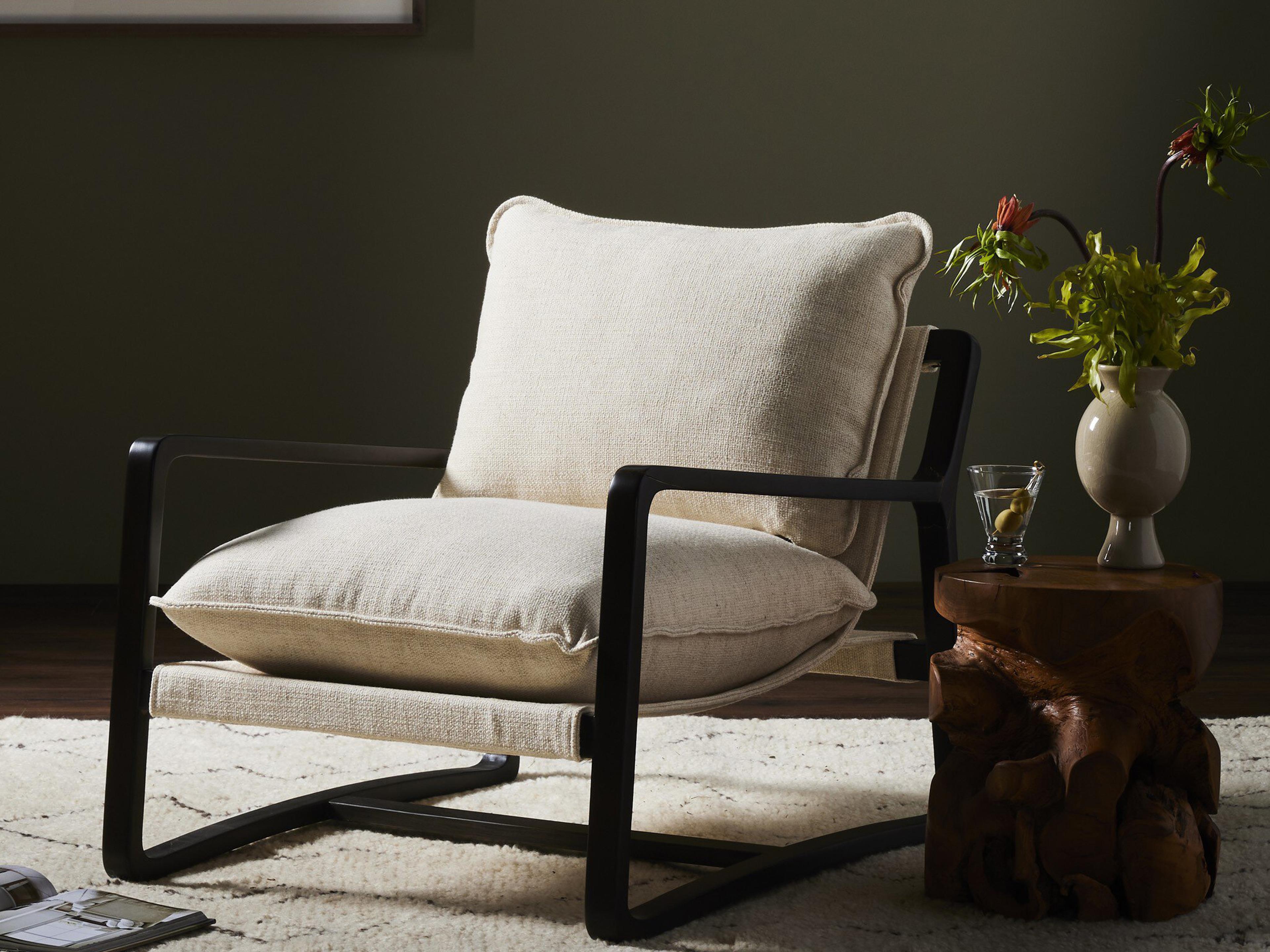 Four Hands Berman Ace Thames Cream  Accent Chair