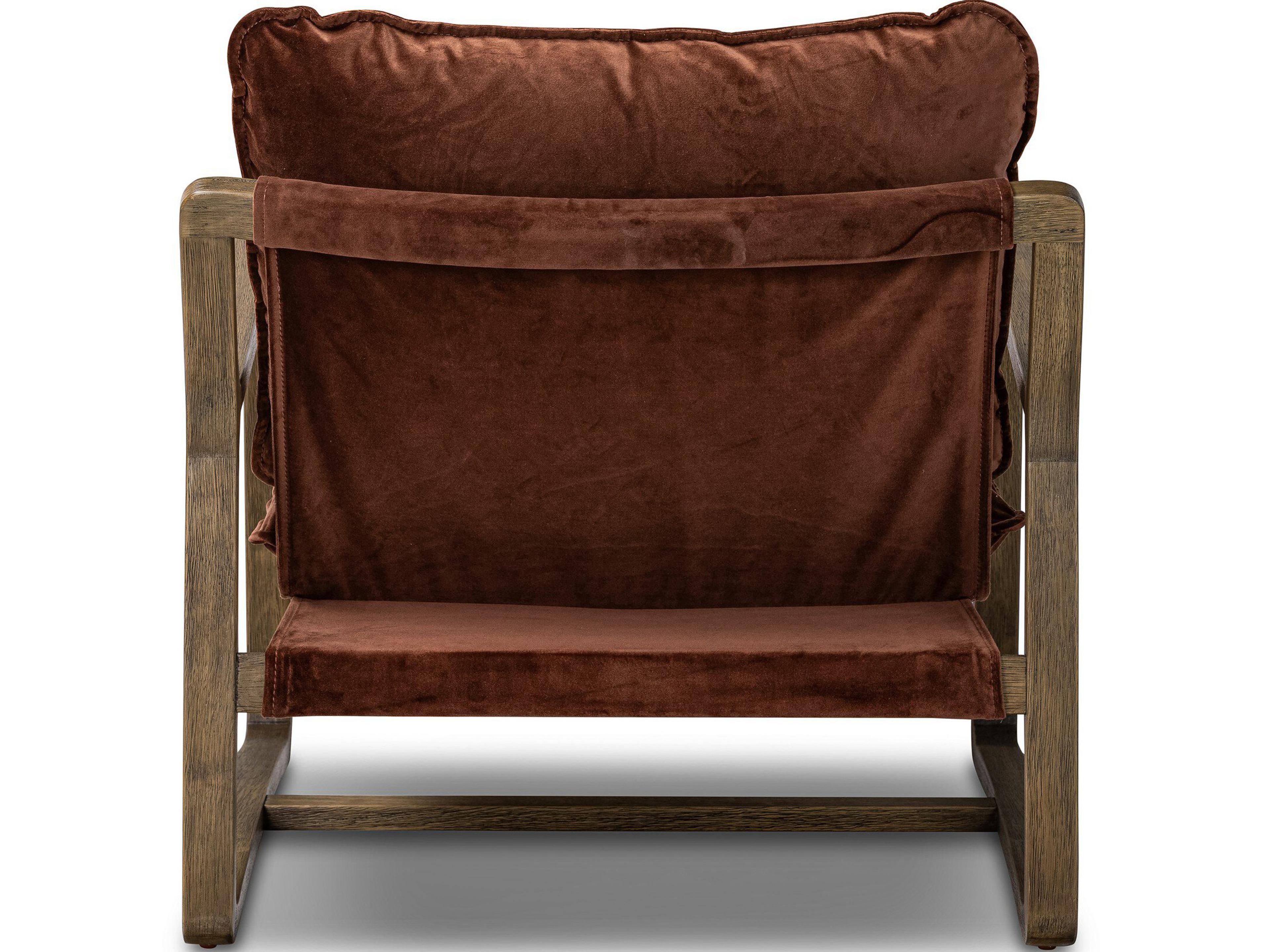 Four Hands Berman Ace Surrey Auburn Velvet Accent Chair