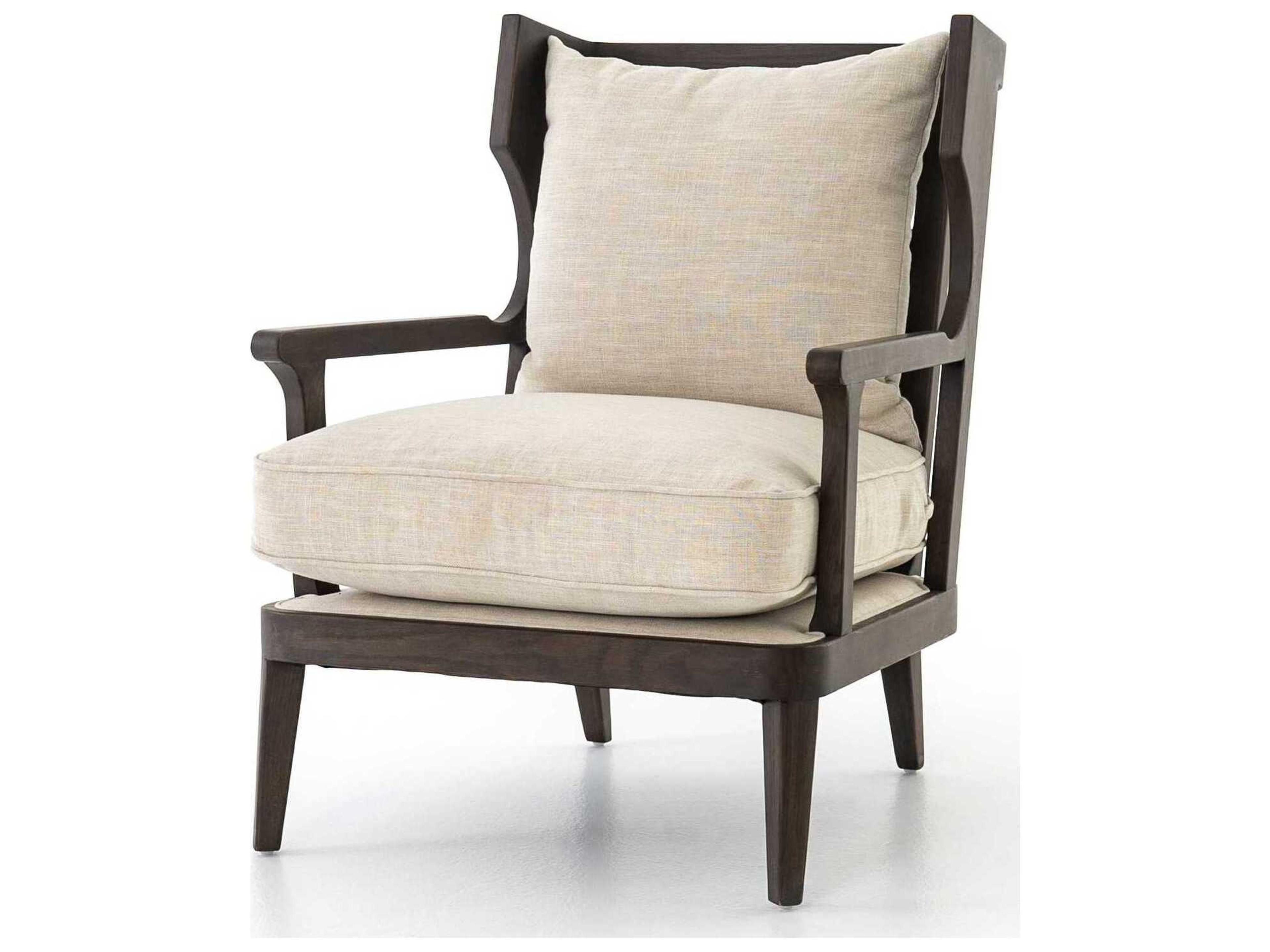 Globetrotter Lennon Beige Fabric Accent Chair