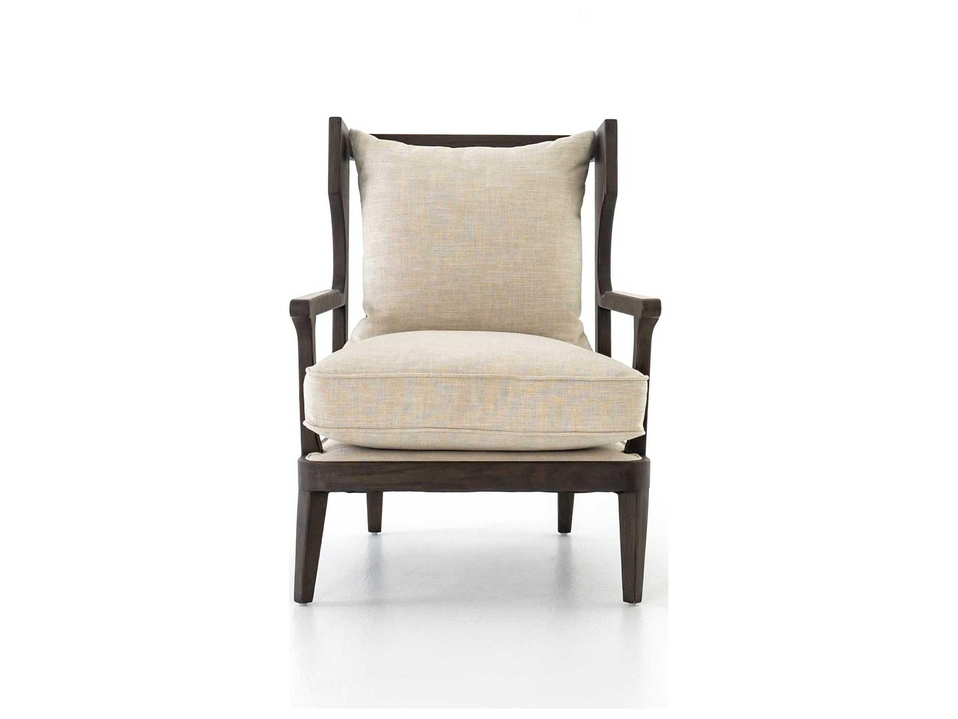 Luxecor Globetrotter Lennon Beige Fabric Accent Chair