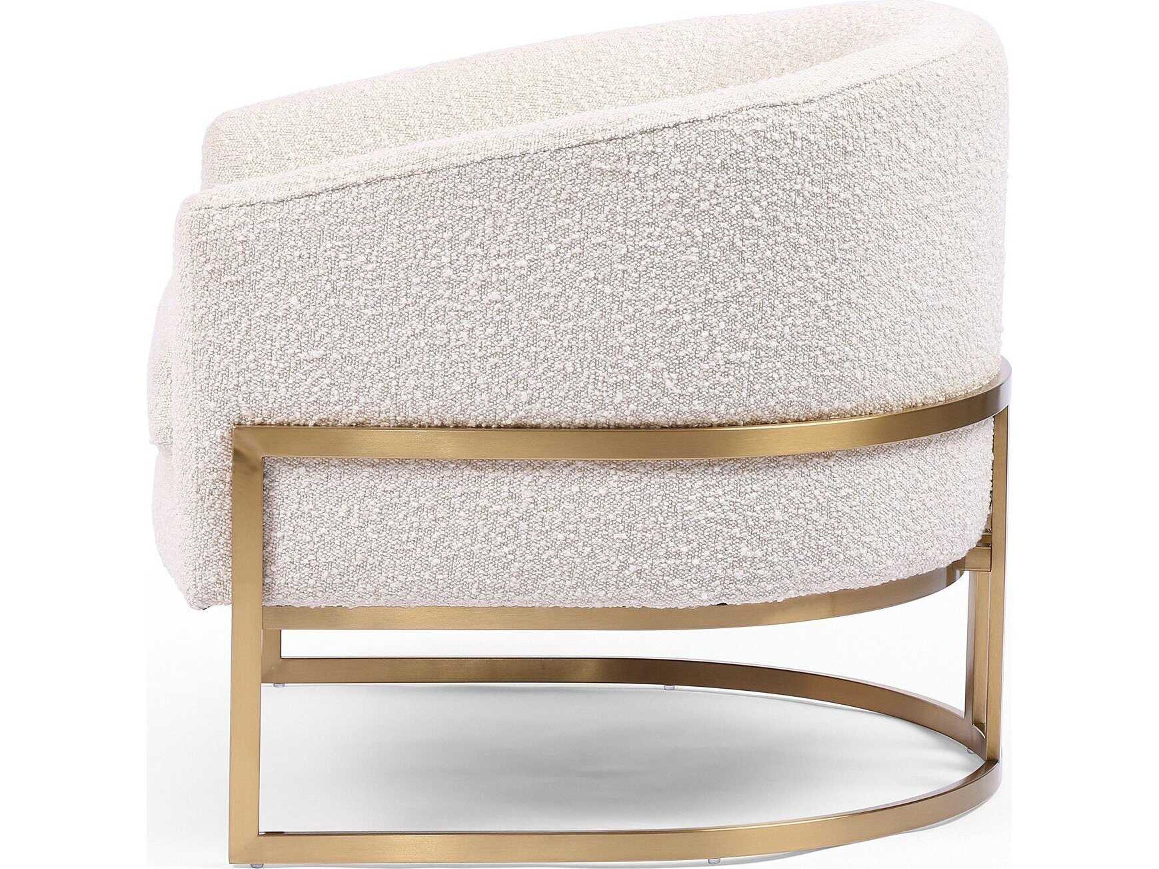 Four Hands Ashford Corbin Cream Fabric Accent Chair