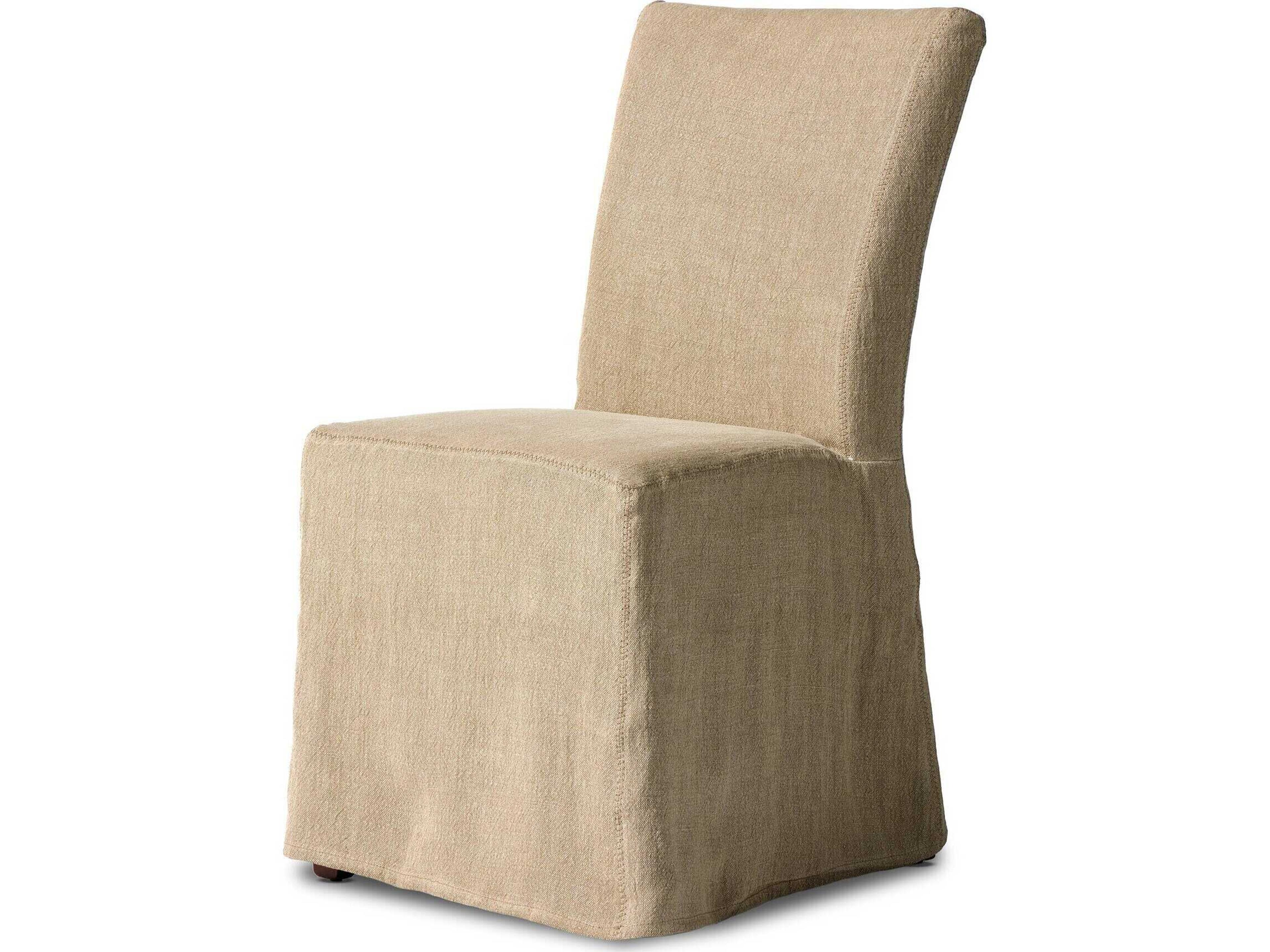 Vista Slipcovered Dining Chair in Broadway Canvas