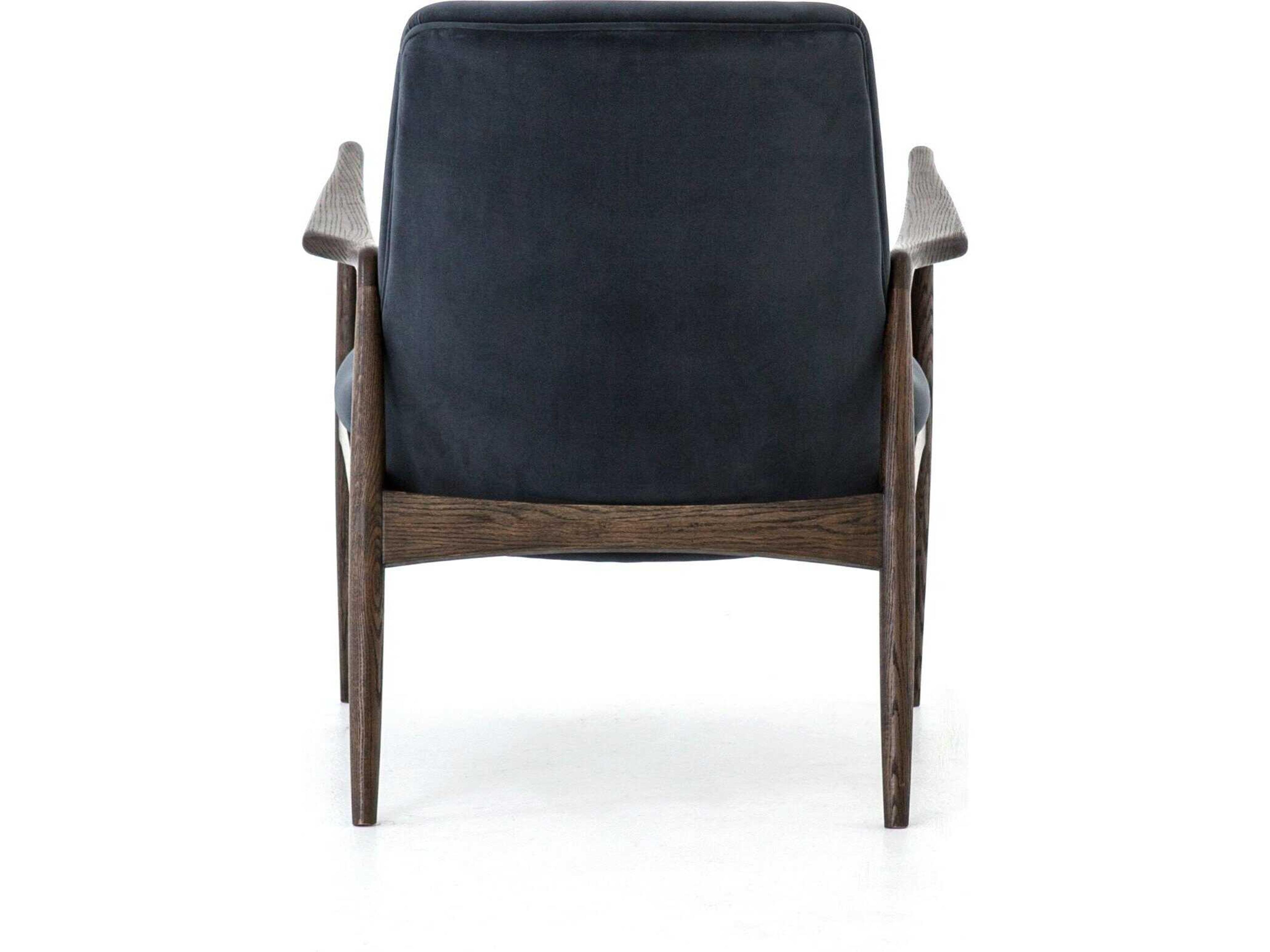 Luxecor Globetrotter Braden Modern Velvet Shadow Accent Chair