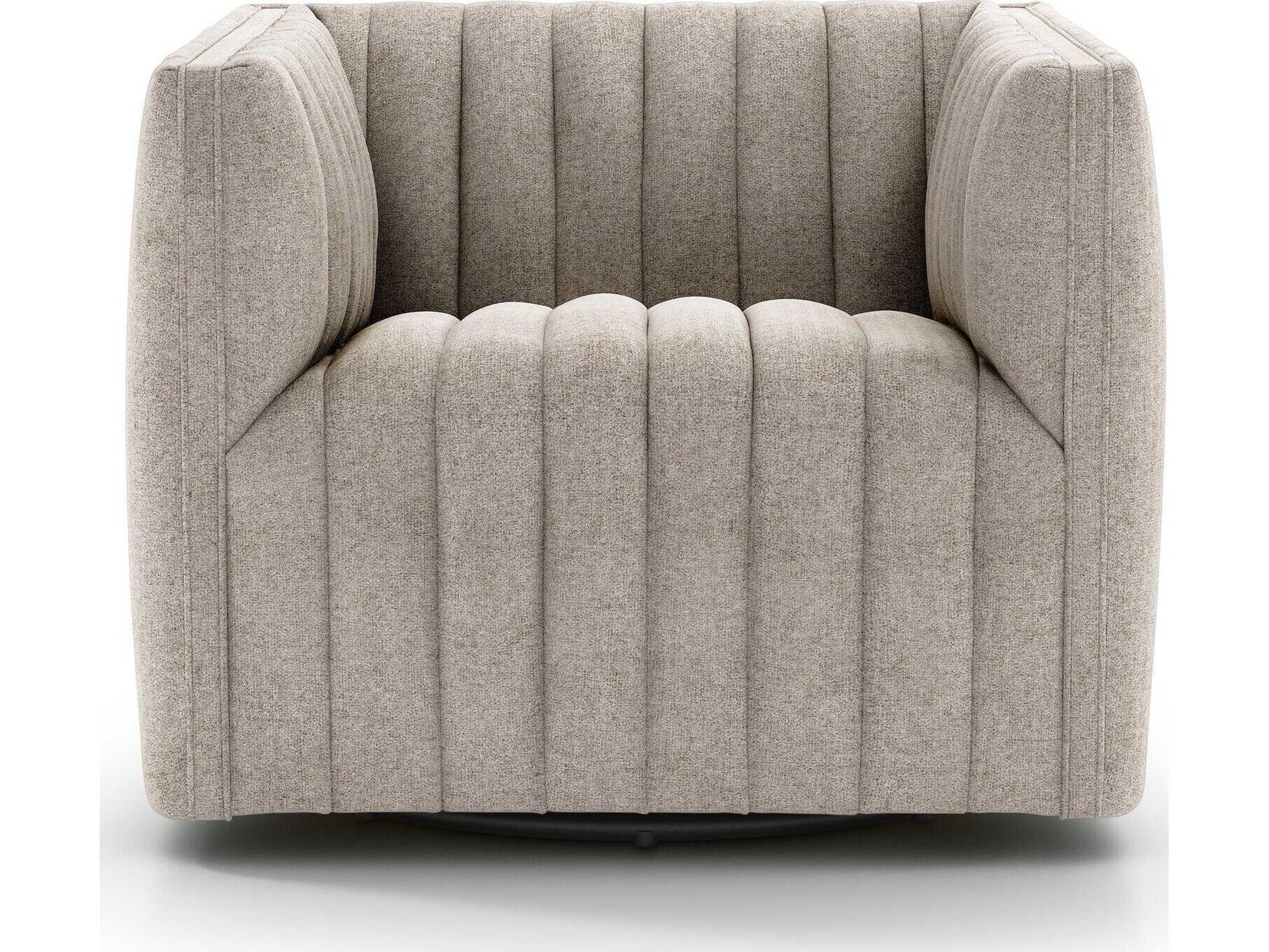 Four Hands Grayson Augustine Swivel Fabric Accent Chair