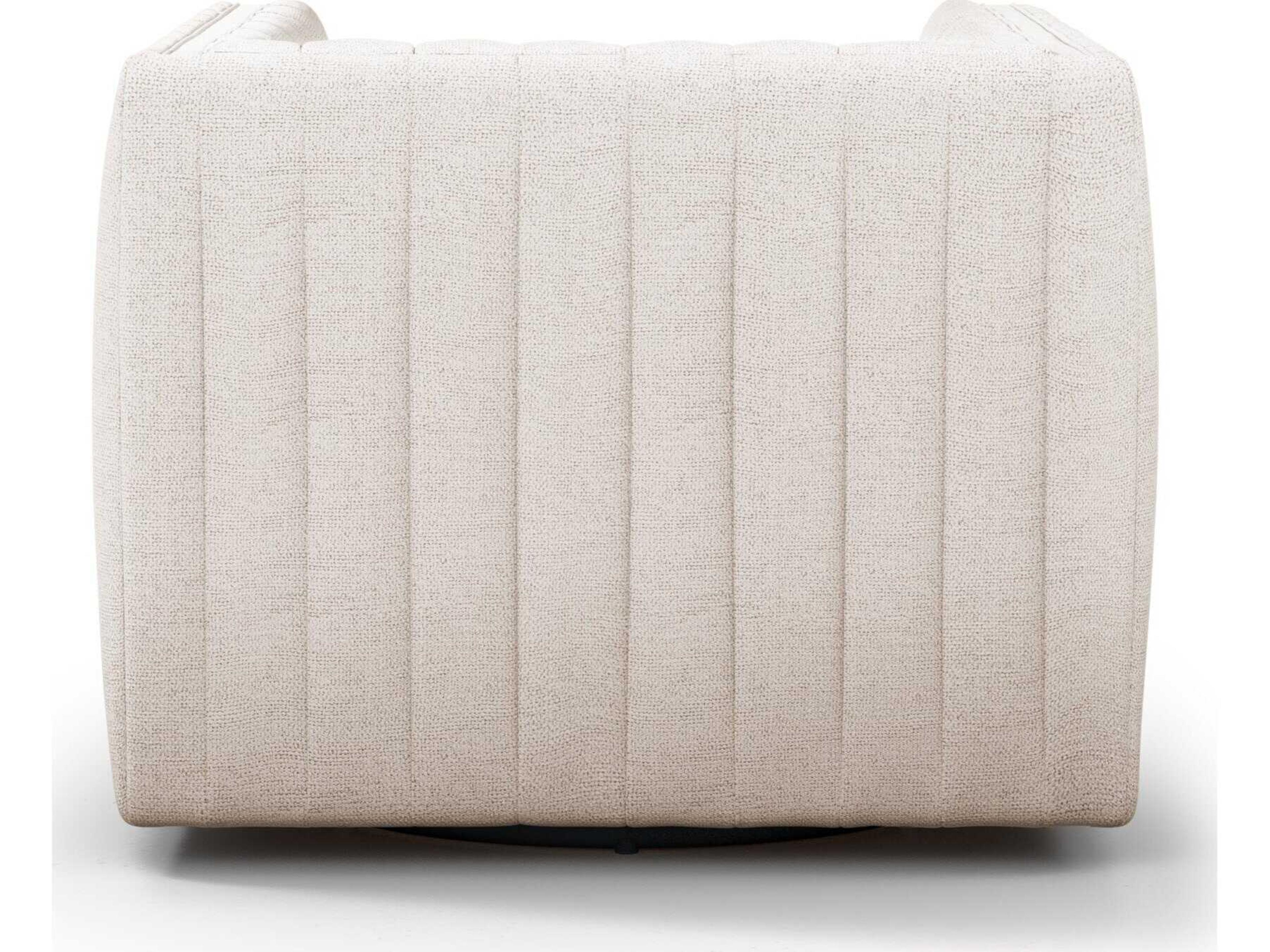 Four Hands Grayson Augustine Swivel Cream Fabric Accent Chair