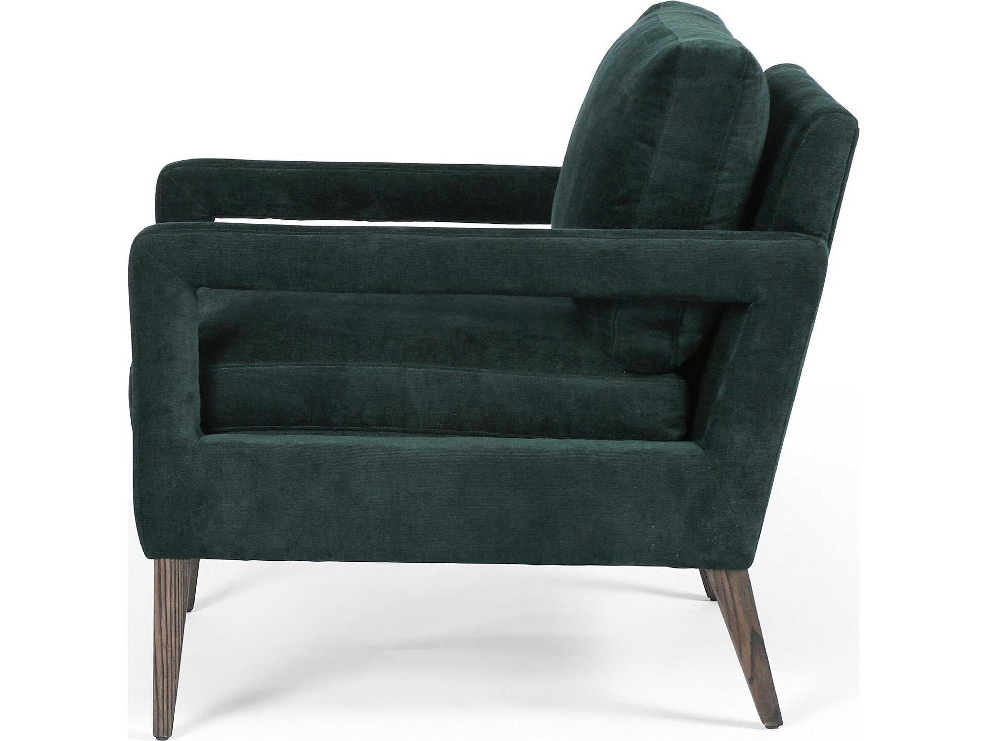 Four Hands Grayson Olson Green Fabric Accent Chair
