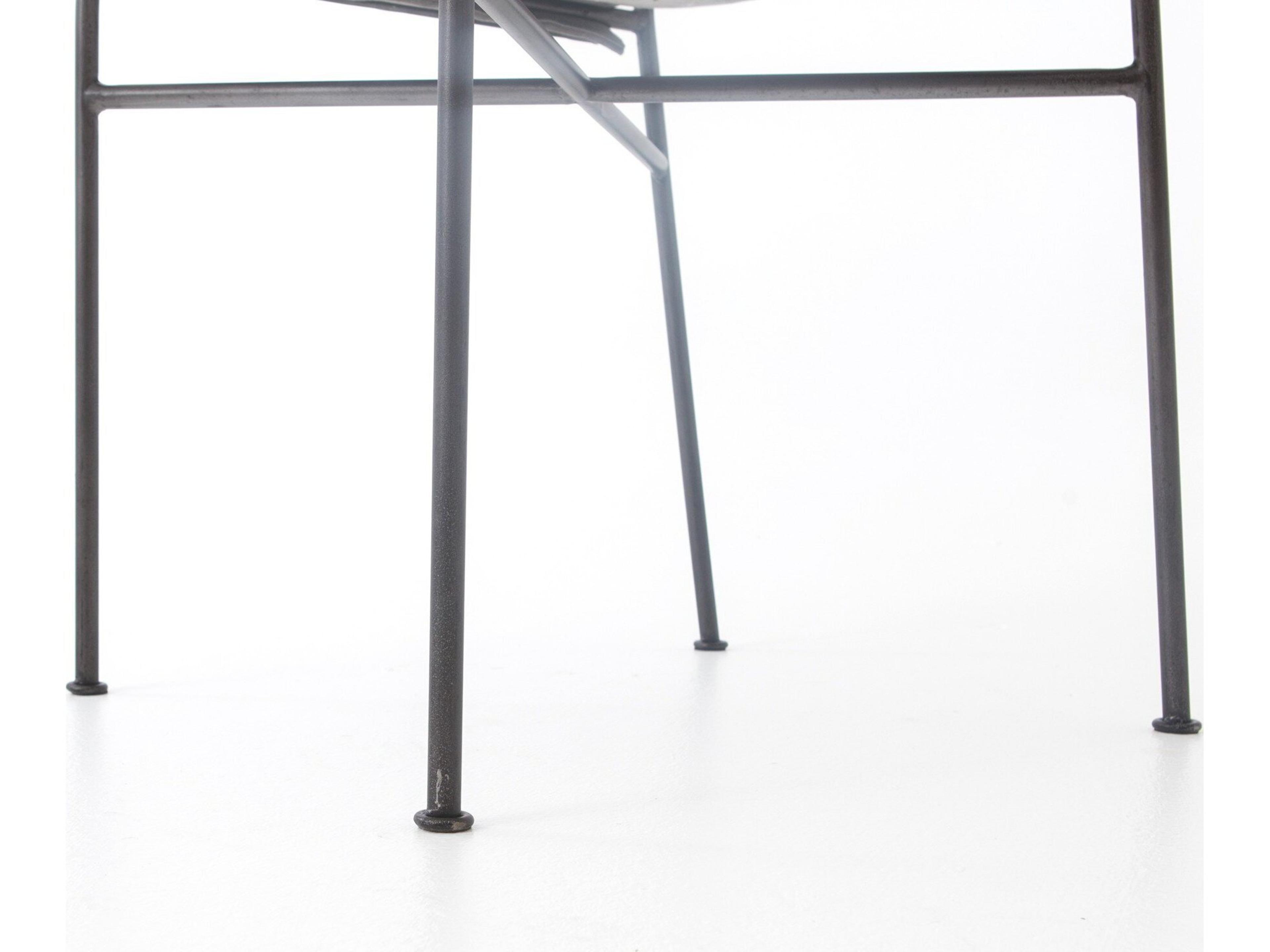 Four Hands Irondale Wharton Stonewash Grey Upholstered Dining Chair