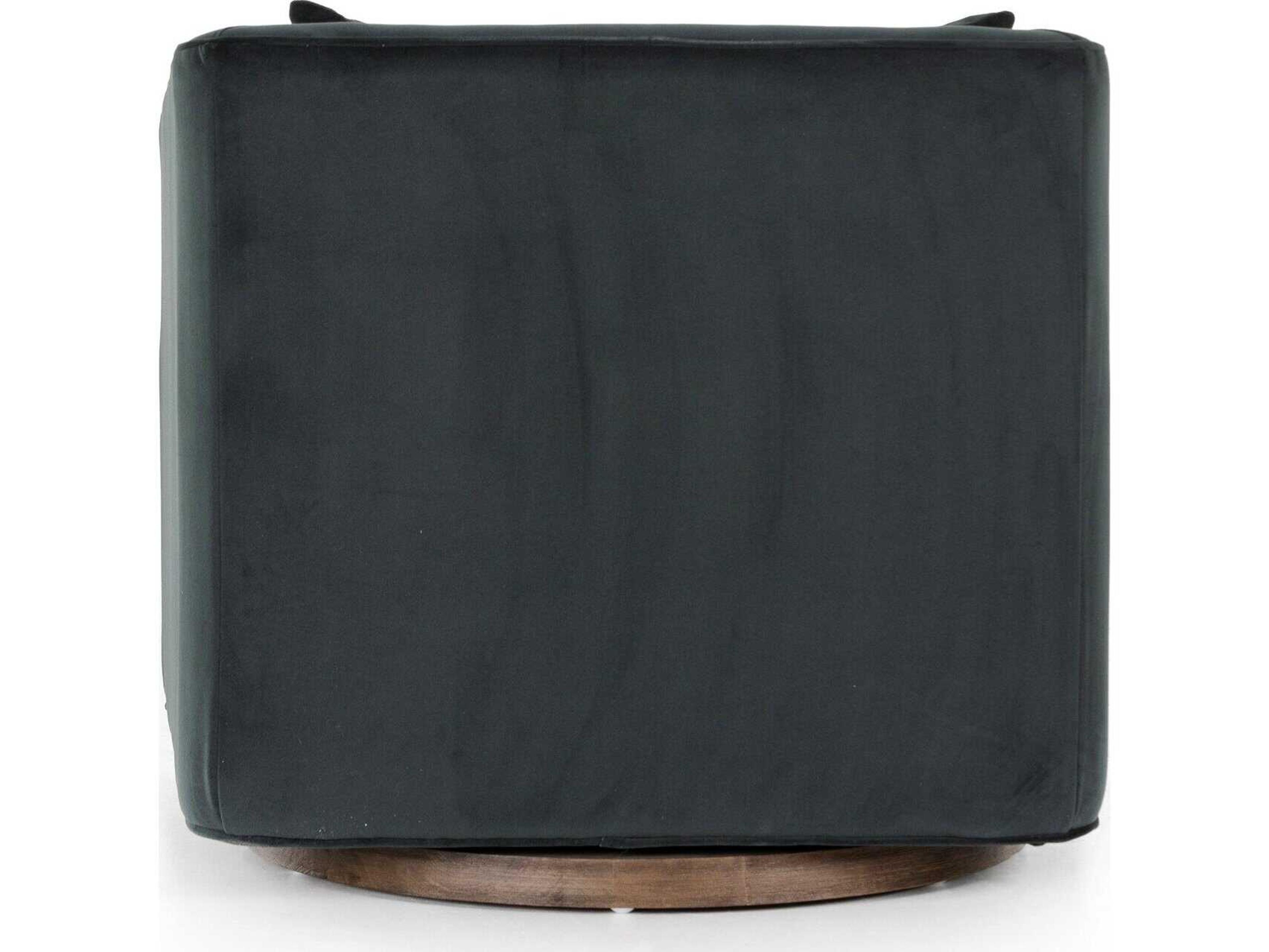 Four Hands Atelier York Swivel Black Accent Chair