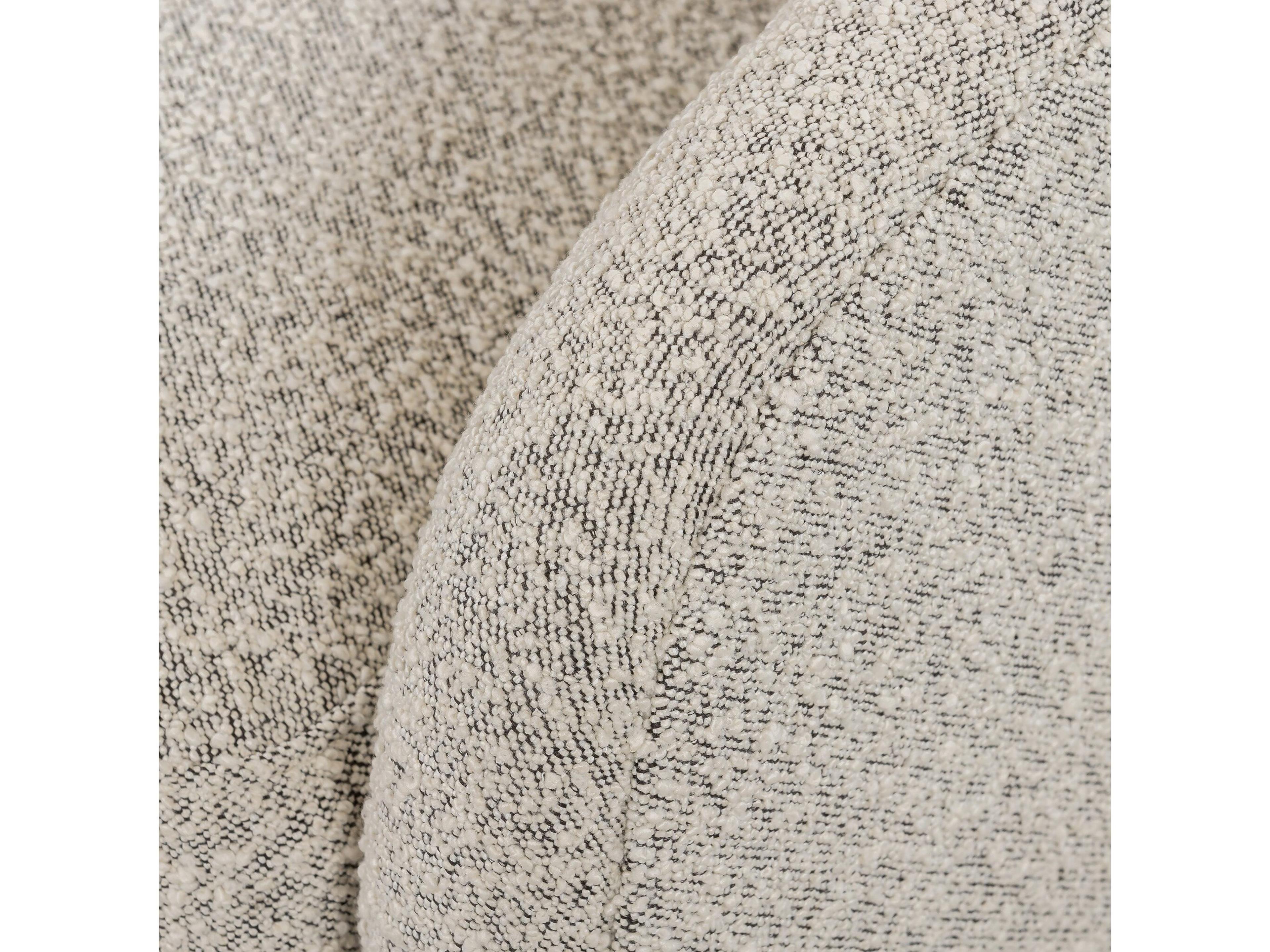 Four Hands Farrow Topanga Swivel Gray Fabric Accent Chair