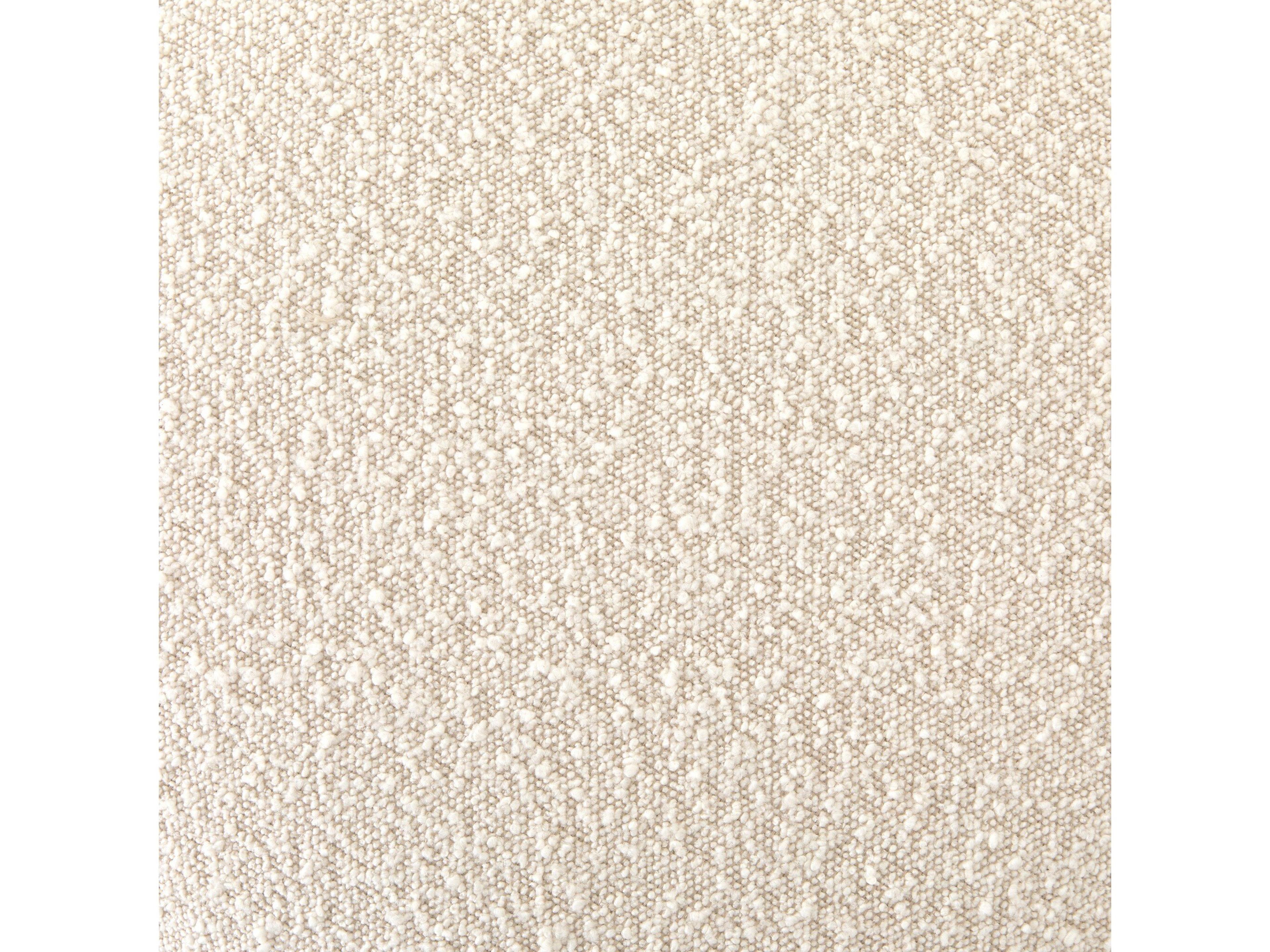 Four Hands Sinclair Westgate Distressed Natural Knoll White Upholstered Ottoman