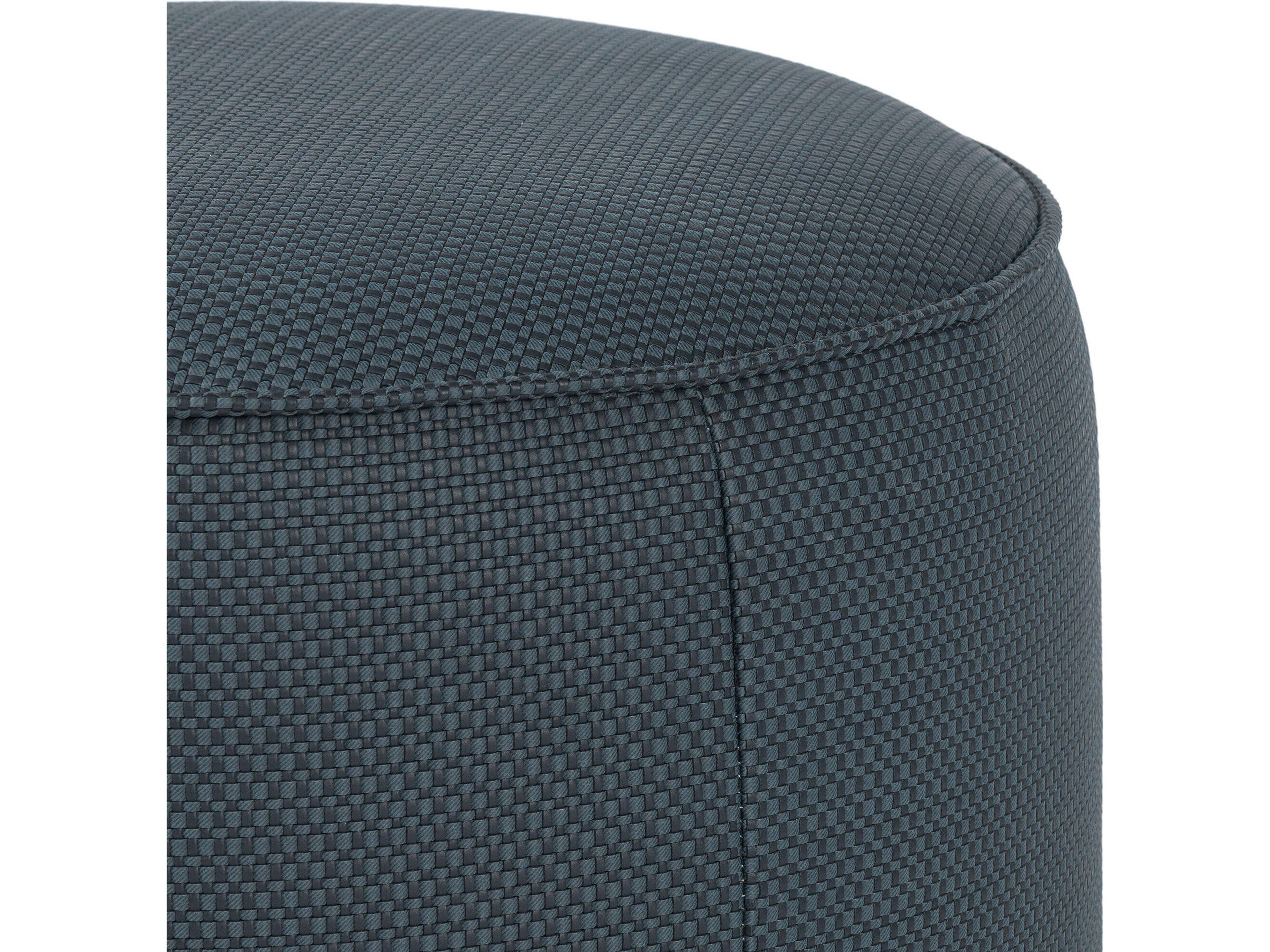 Four Hands Westgate Sinclair Fresno Cobalt Upholstered Round Ottoman