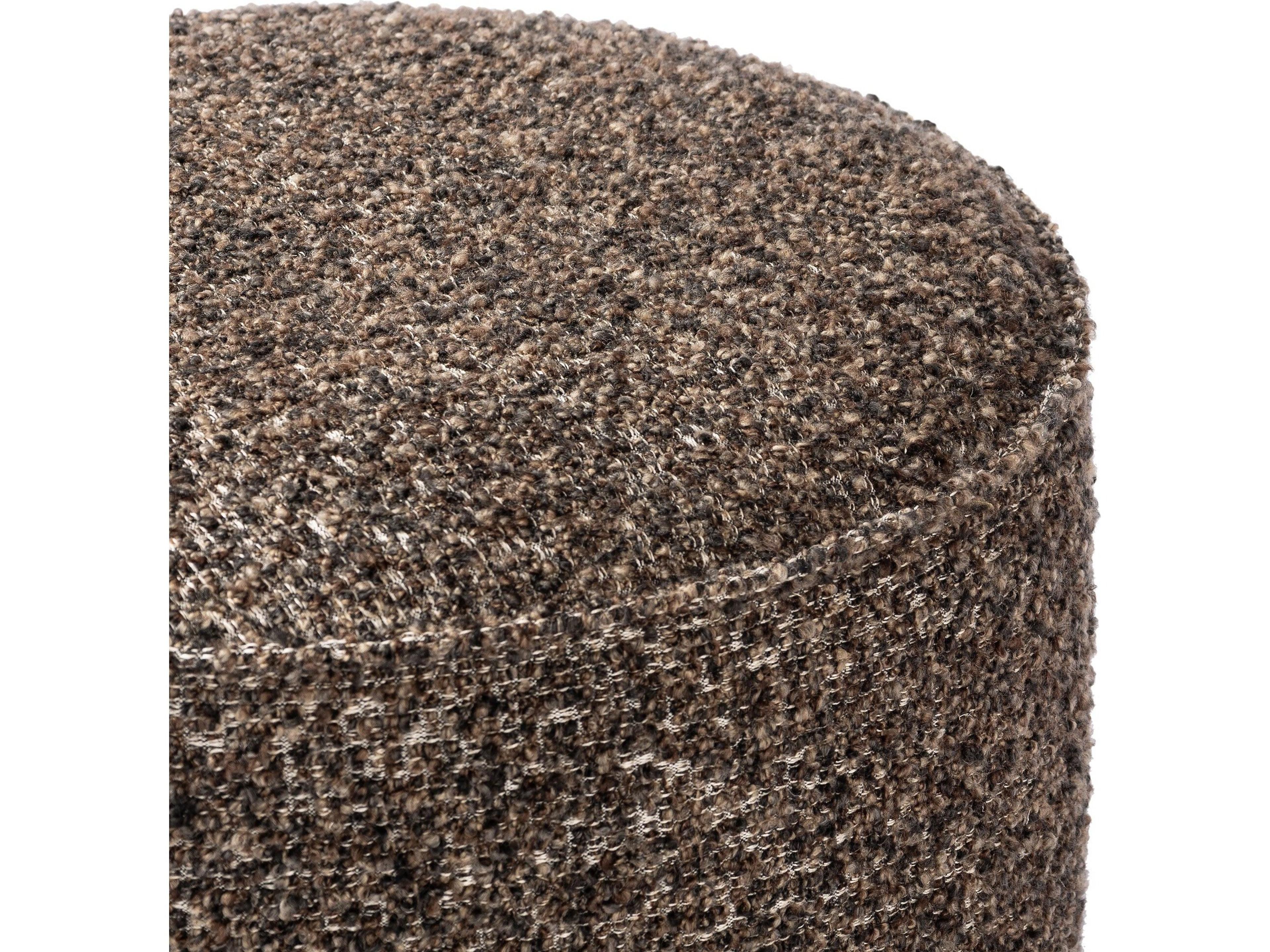 Four Hands Westgate Sinclair Ivan Granite Upholstered Round Ottoman