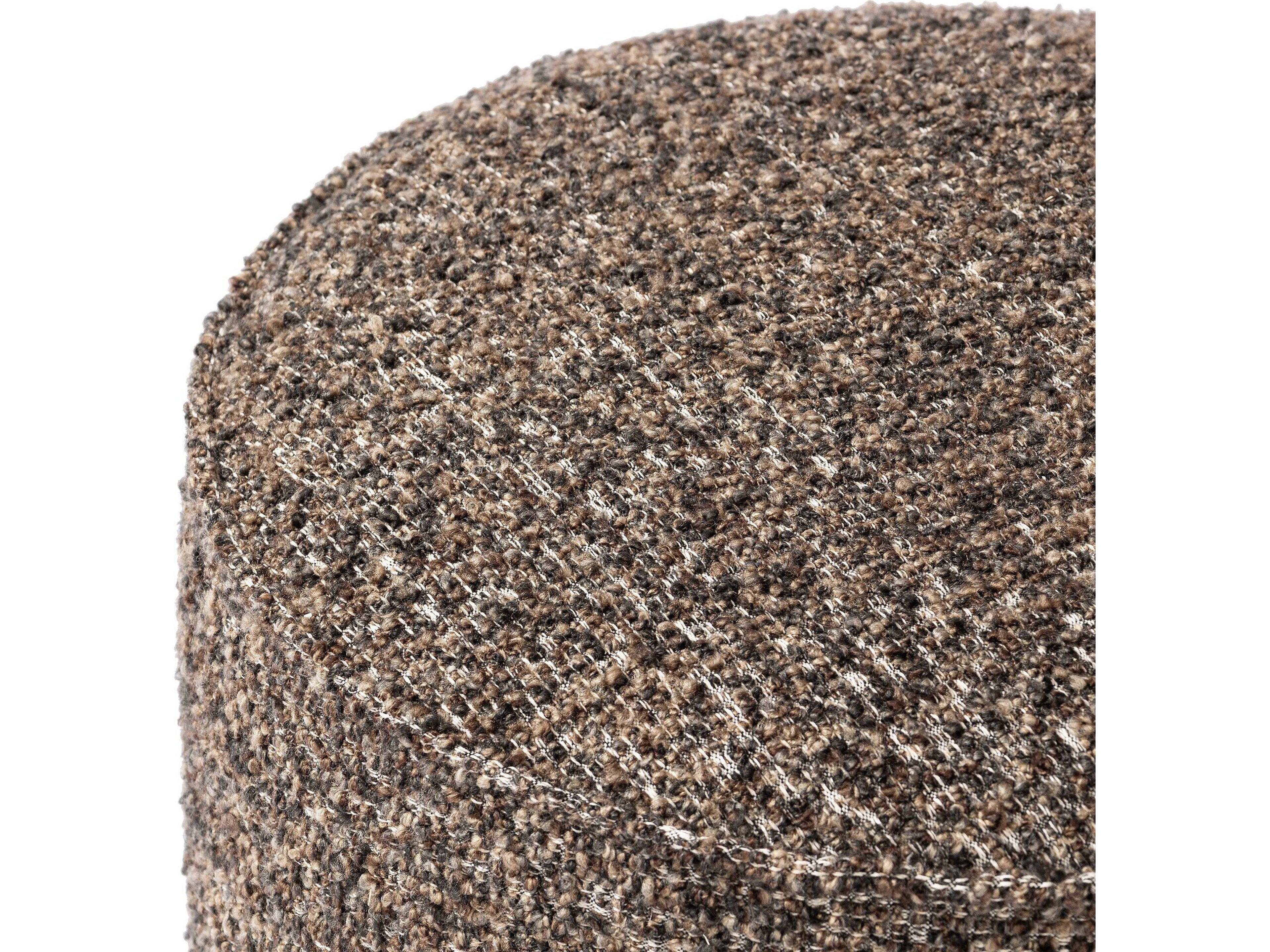 Four Hands Westgate Sinclair Ivan Granite Upholstered Round Ottoman