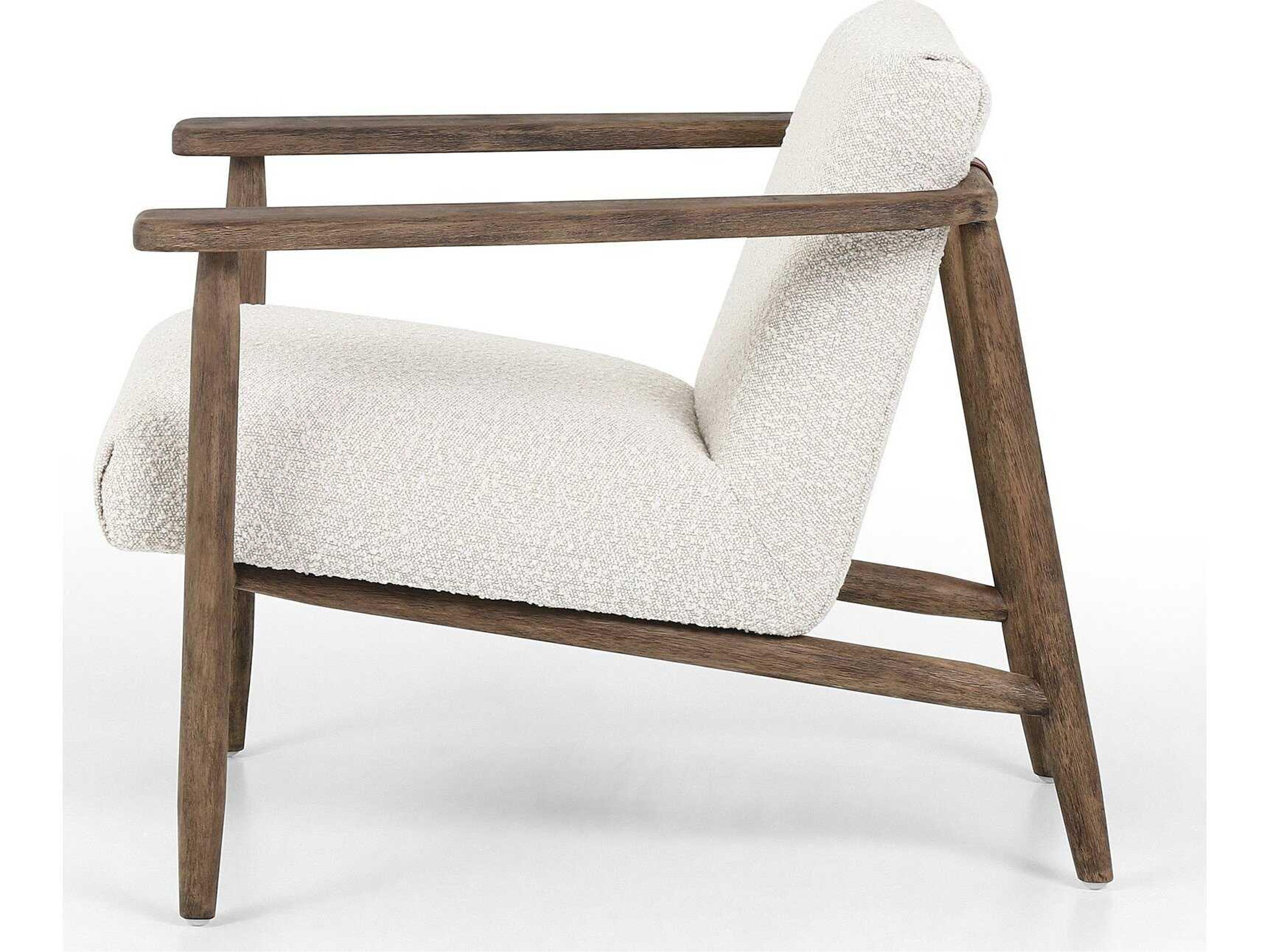 Four Hands Westgate Arnett White Fabric Accent Chair