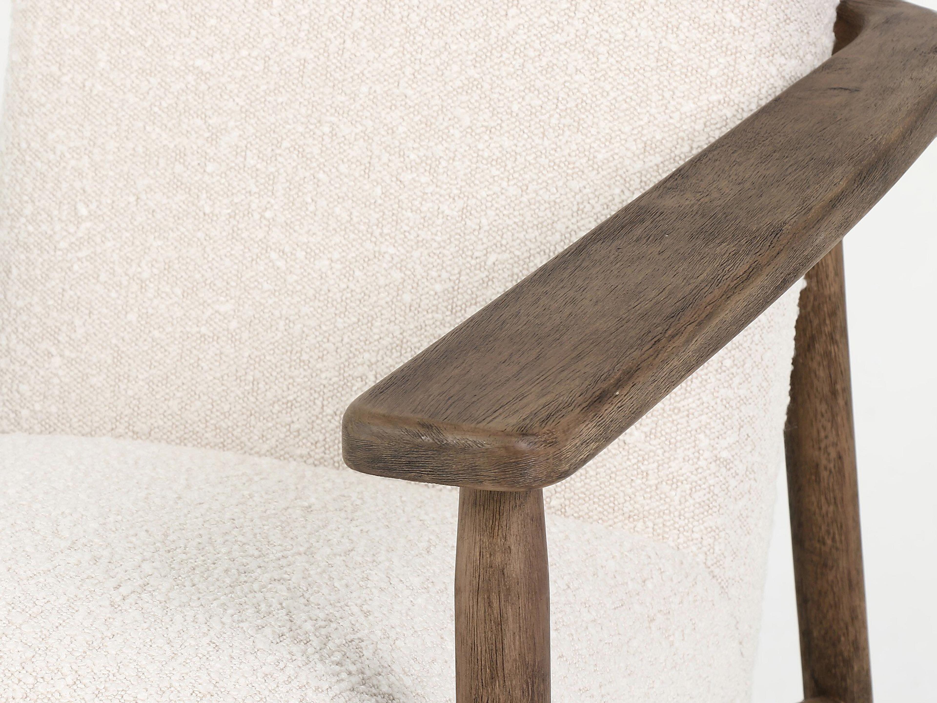 Four Hands Westgate Arnett White Fabric Accent Chair