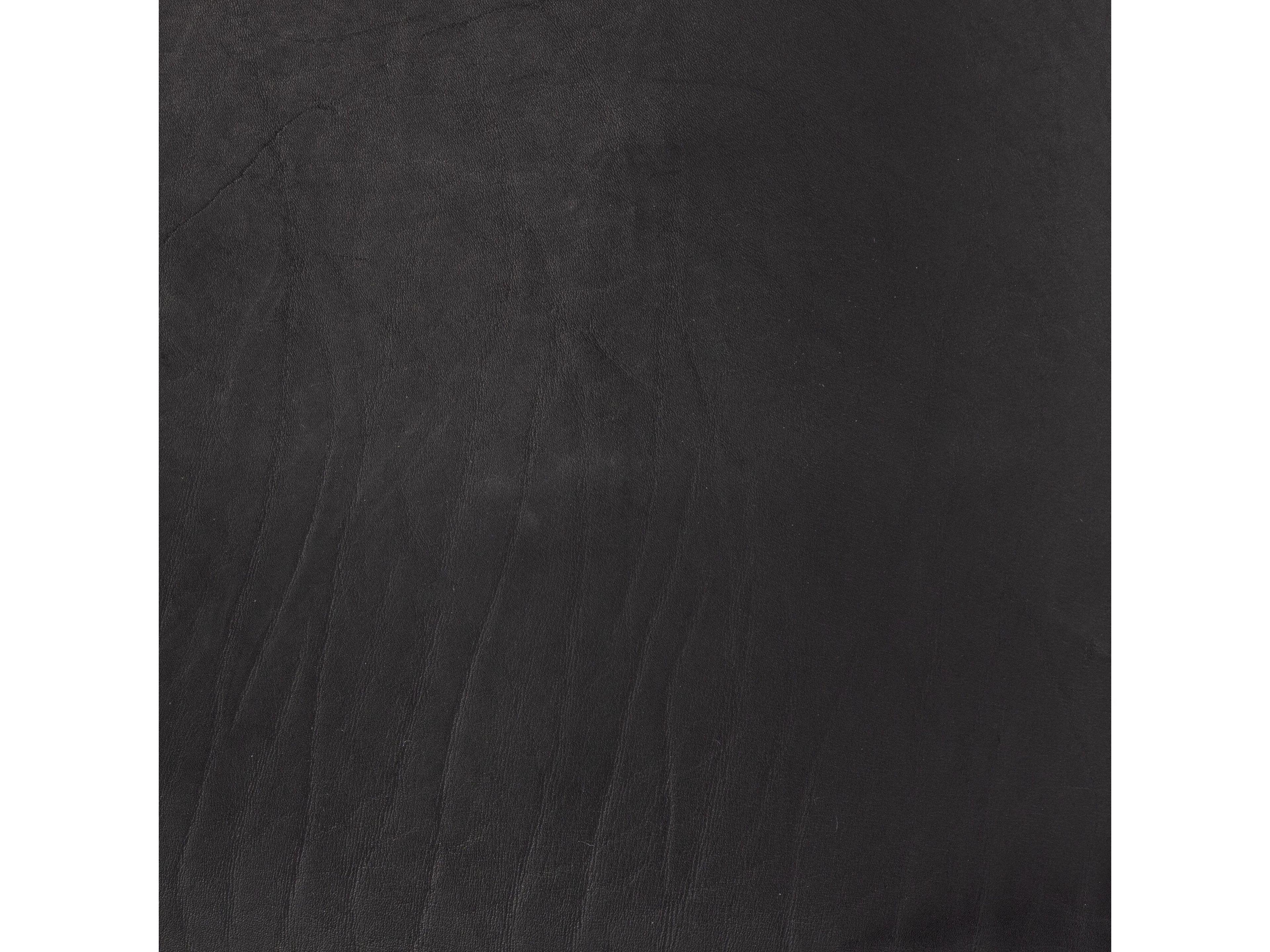 Luxecor Globetrotter Hanover Swivel Black Leather Accent Chair