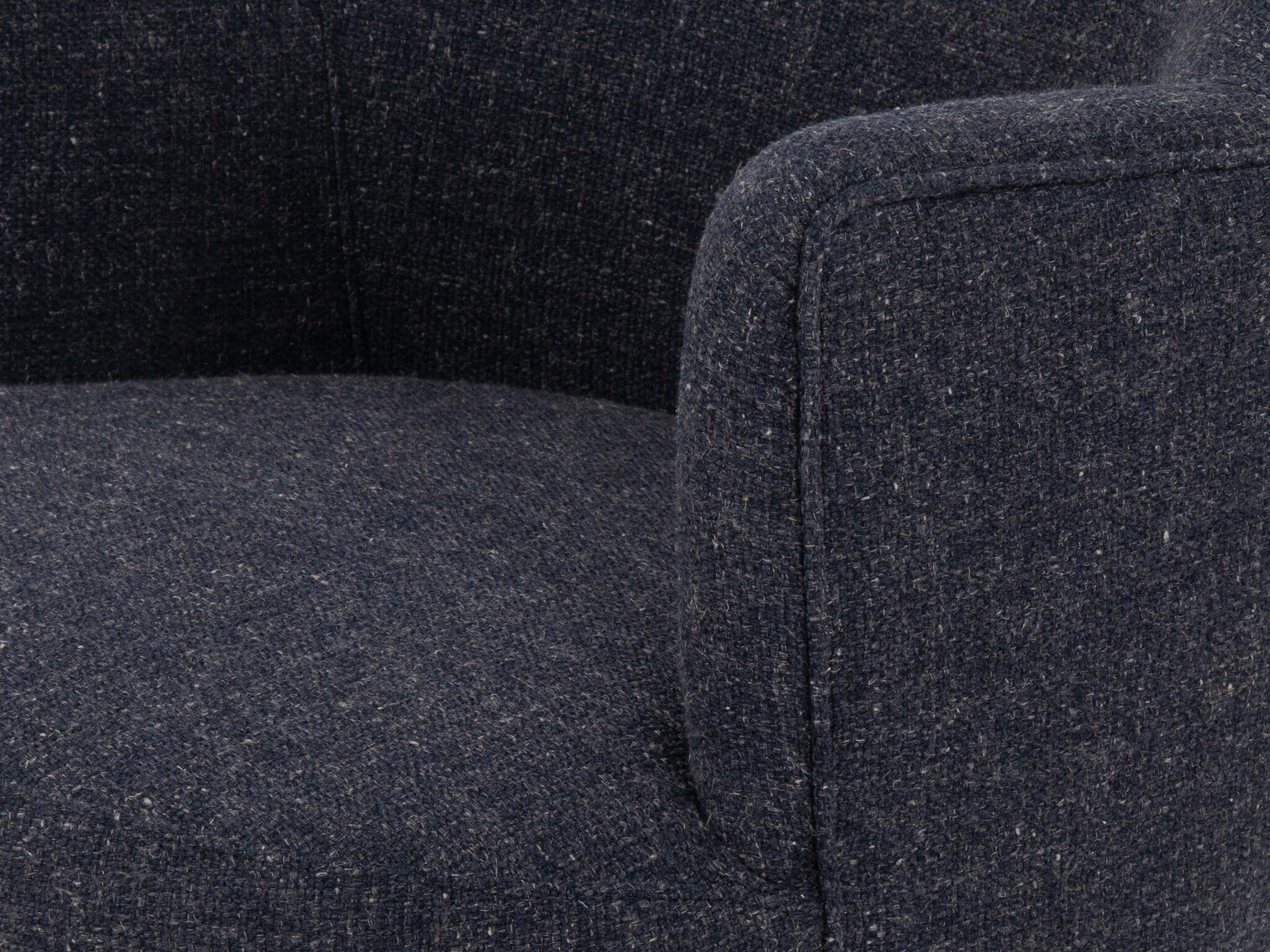 Four Hands Westgate Aurora Swivel Blue Fabric Accent Chair