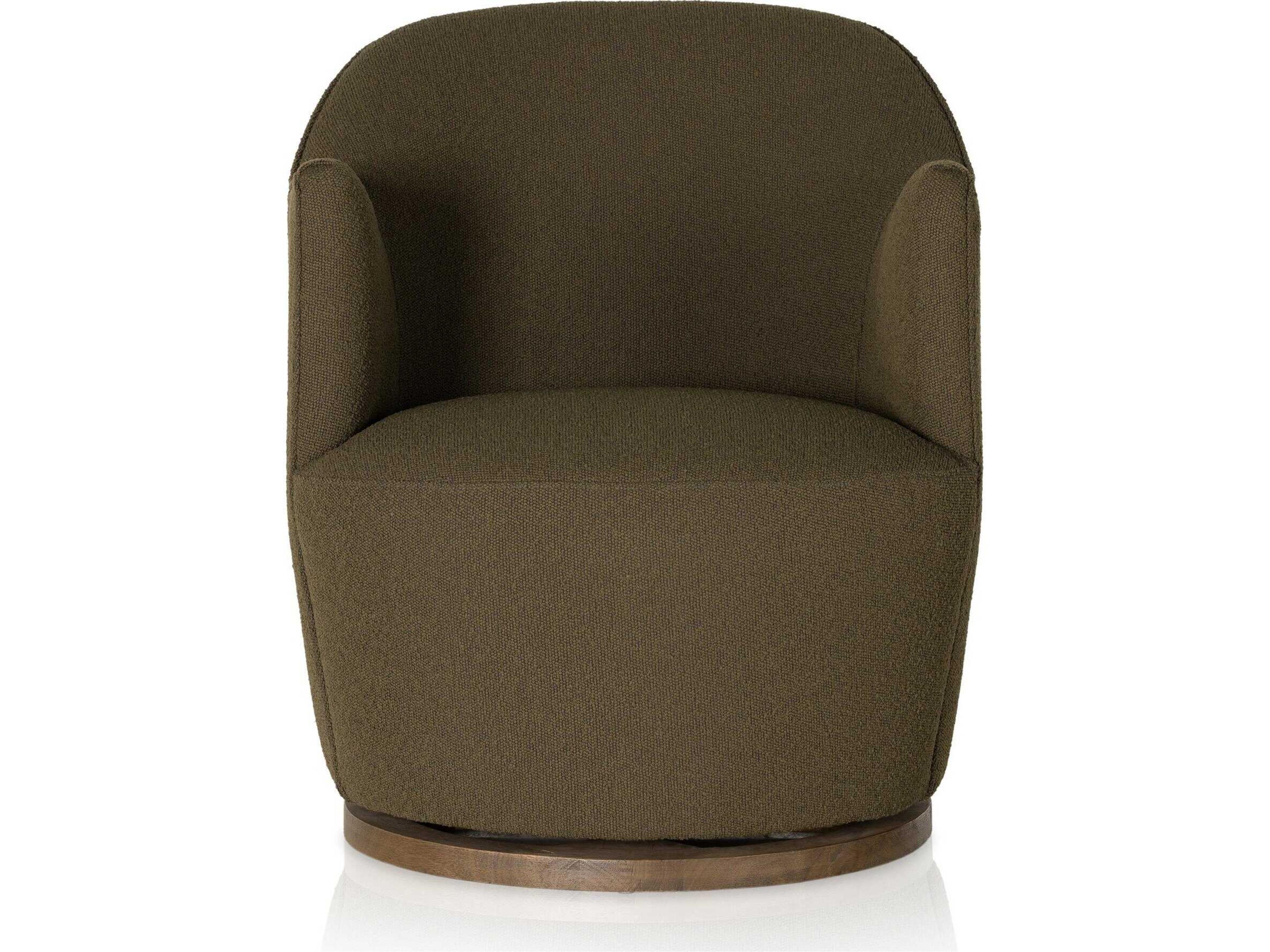 Four Hands Westgate Aurora FIQA Boucle Olive  Swivel Chair