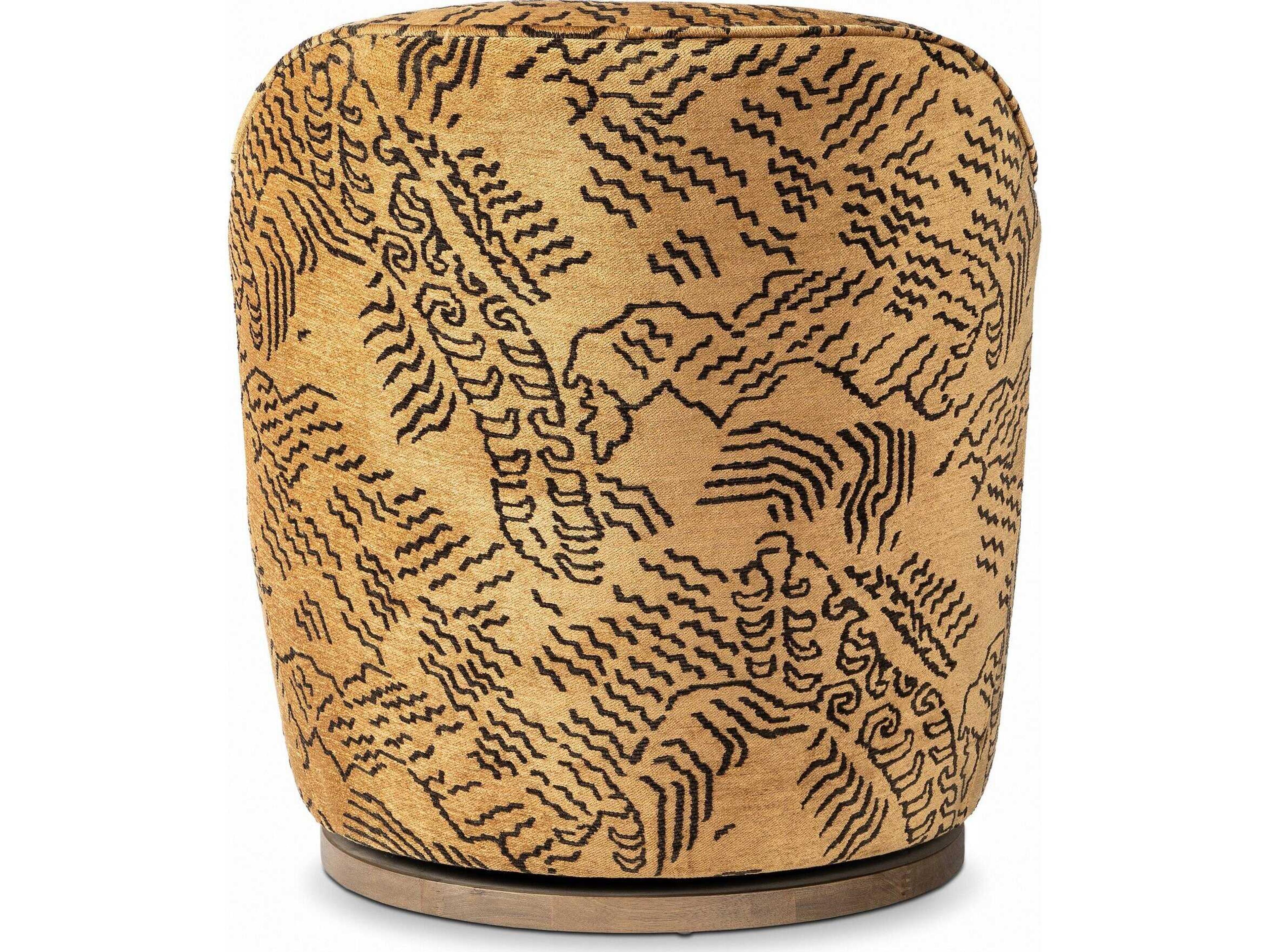 Luxecor Globetrotter Aurora Balkan Ochre  Swivel Chair