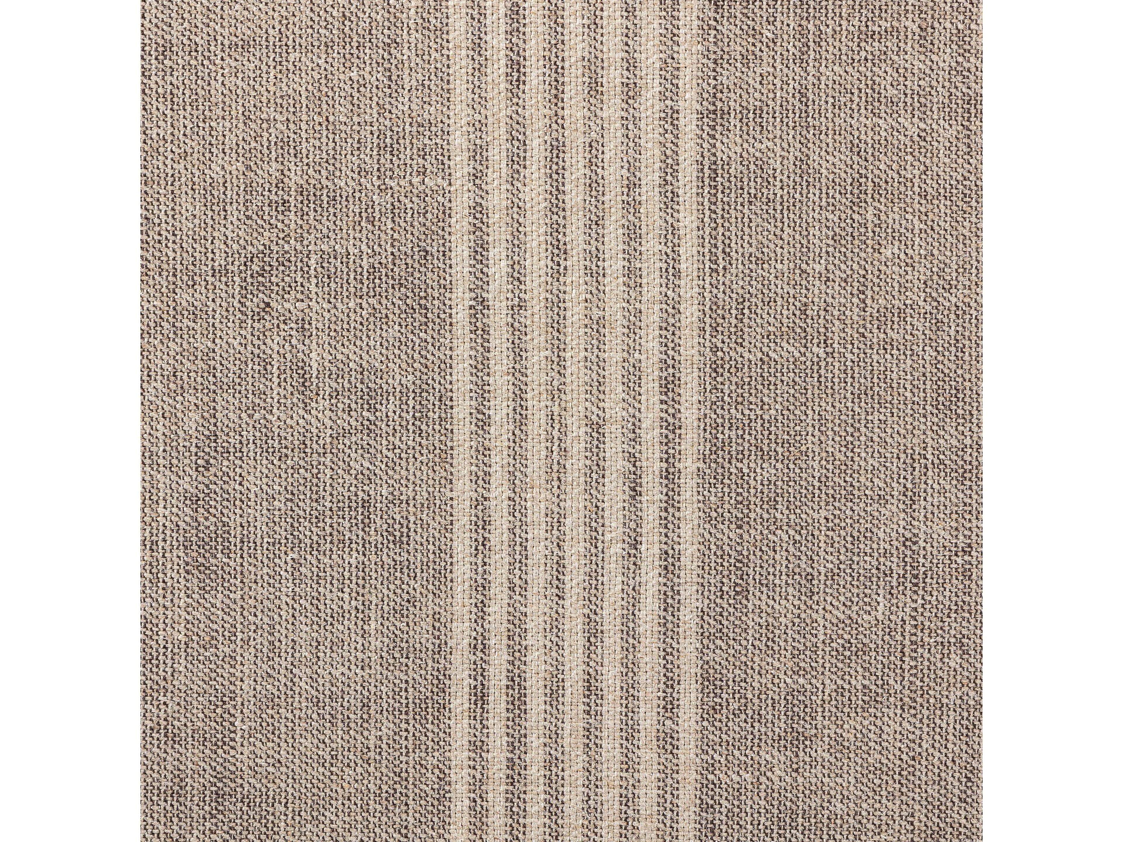 Four Hands Westgate Sinclair Manchester Flint Upholstered Large Round Ottoman