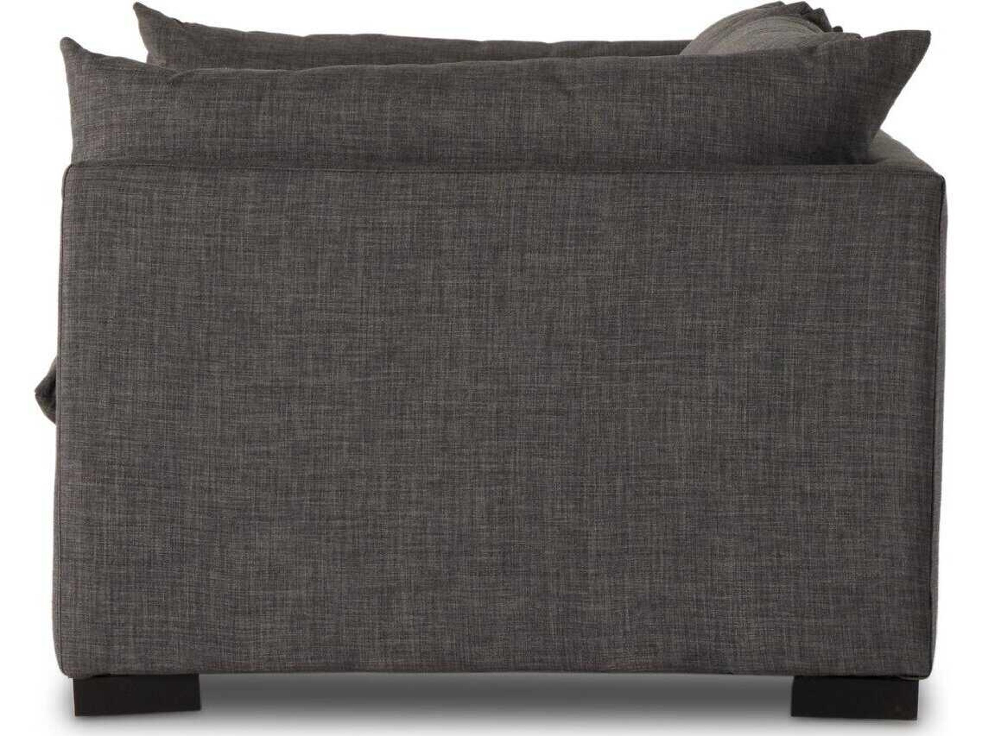 Four Hands Atelier Westwood Bennett Charcoal Espresso Gray Upholstered Sofa