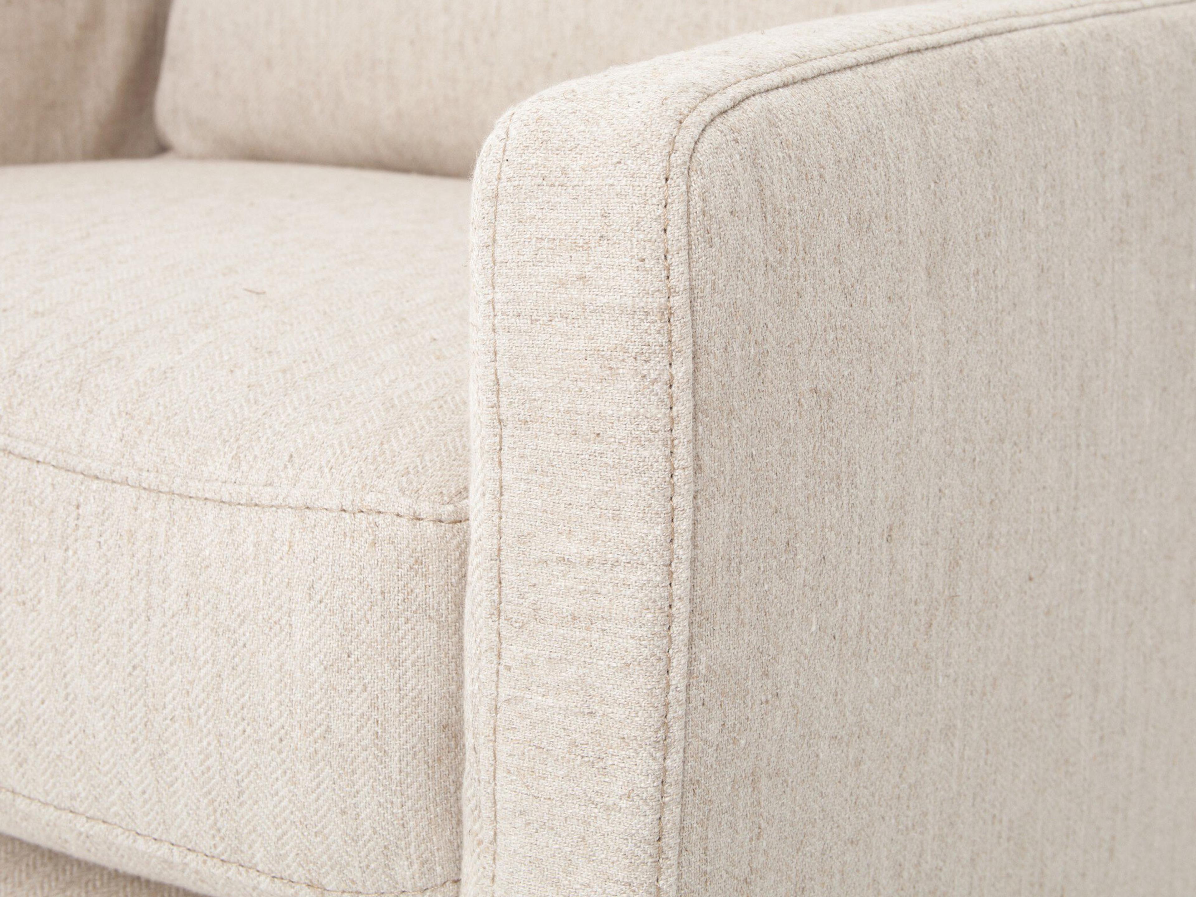 Four Hands Easton Swivel Wing Cream Fabric Accent Chair