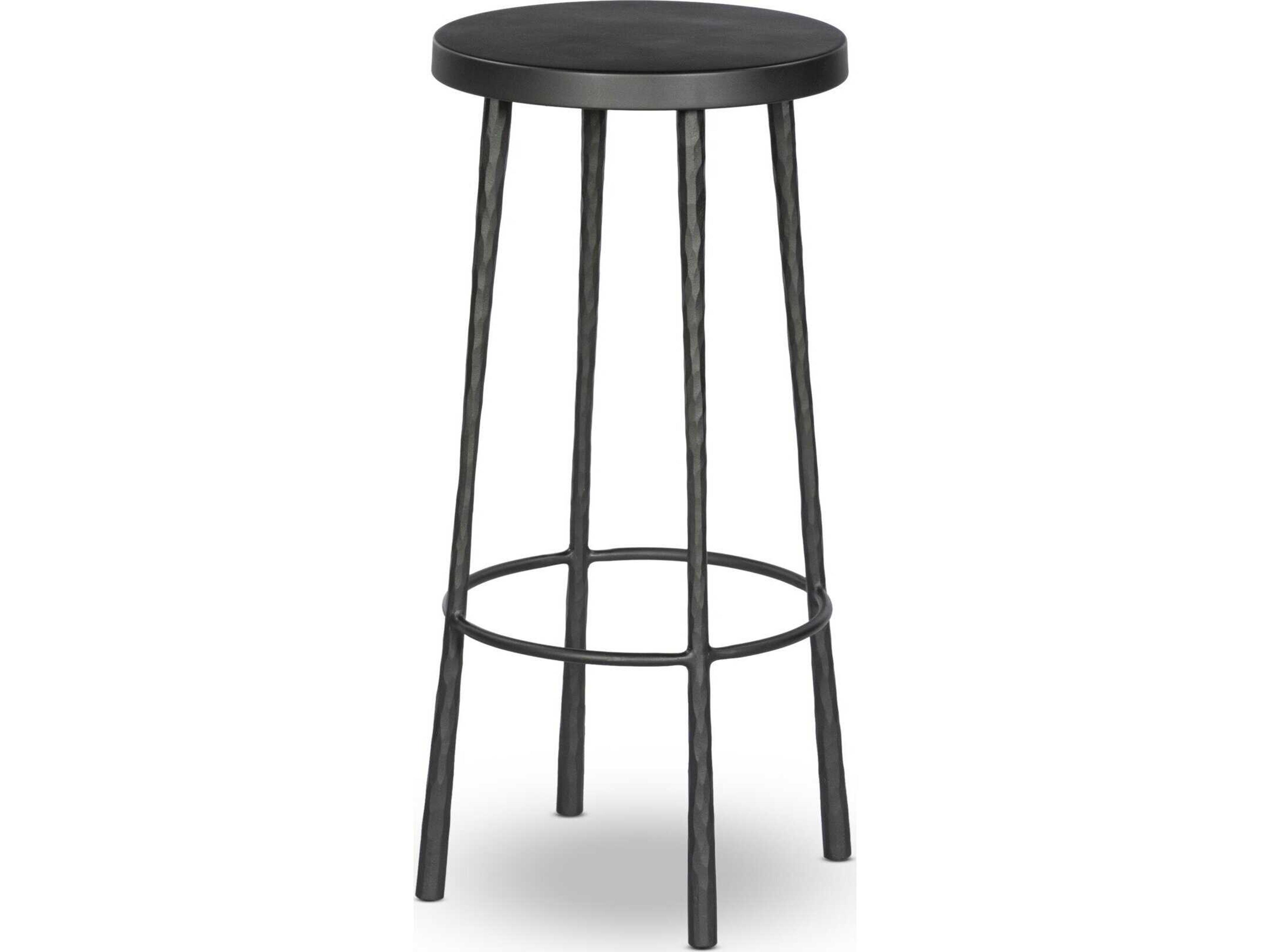 Element Westwood Hammered Gunmetal  Bar Stool