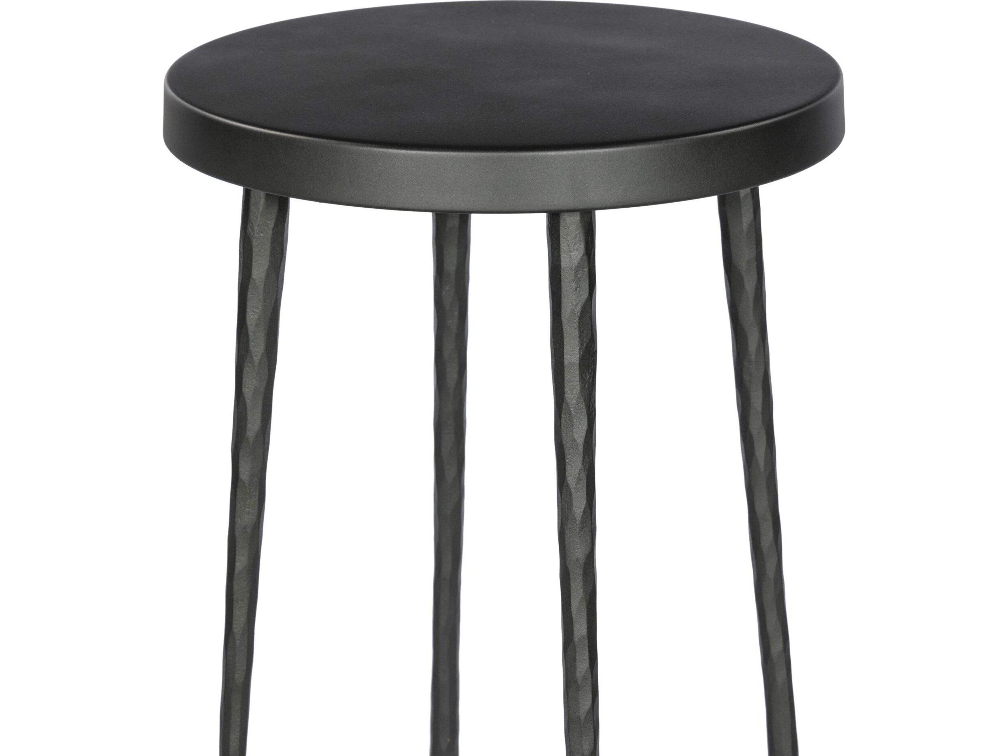 Four Hands Element Westwood Hammered Gunmetal  Bar Stool