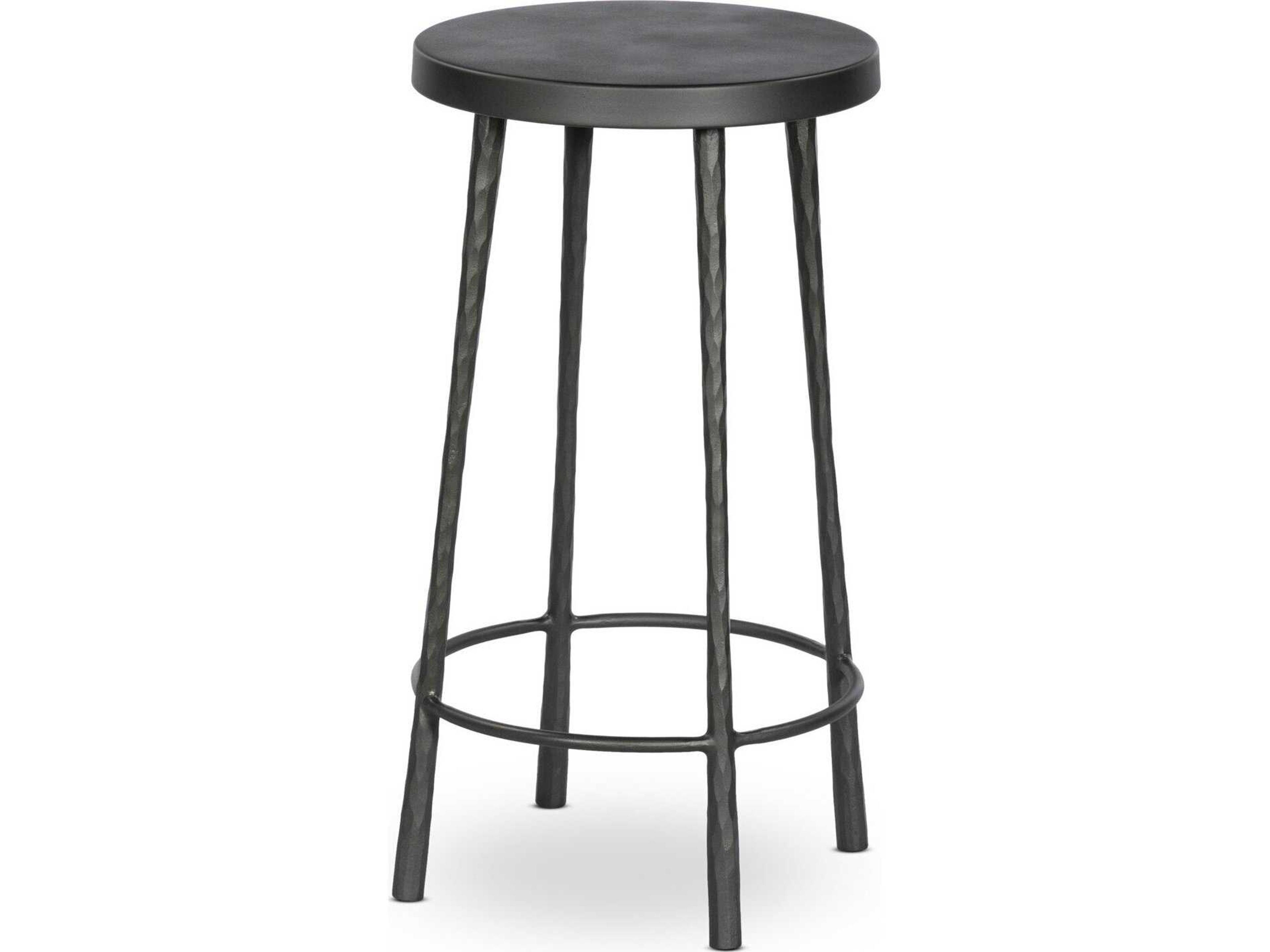 Westwood Counter Stool Hammered Gunmetal