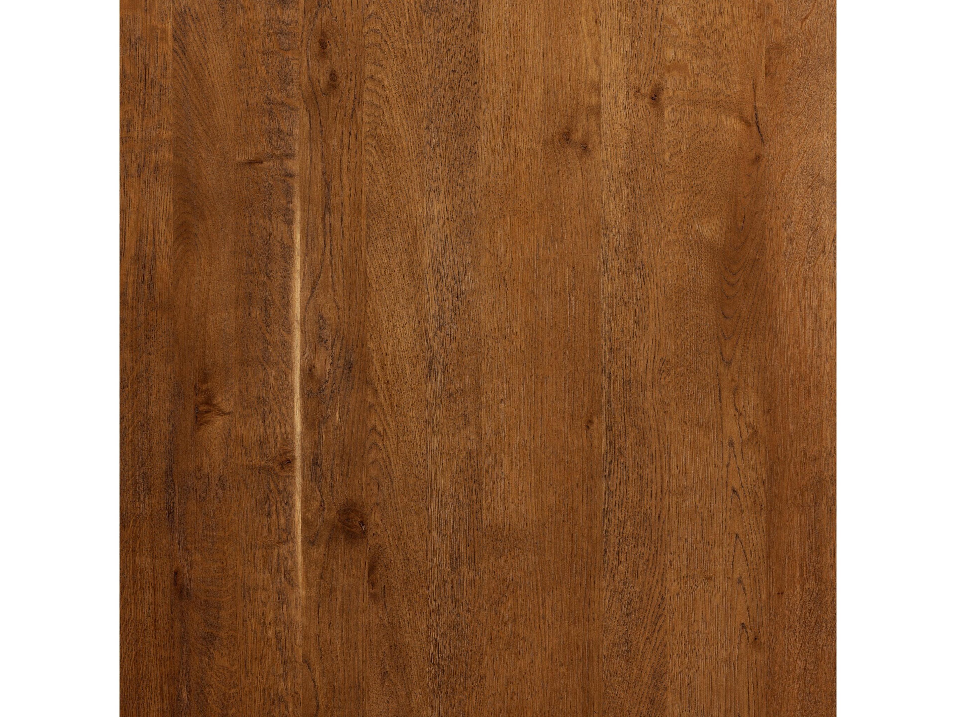 Four Hands Glenwood Dark Smoked Oak Rectangular Wood Counter Table