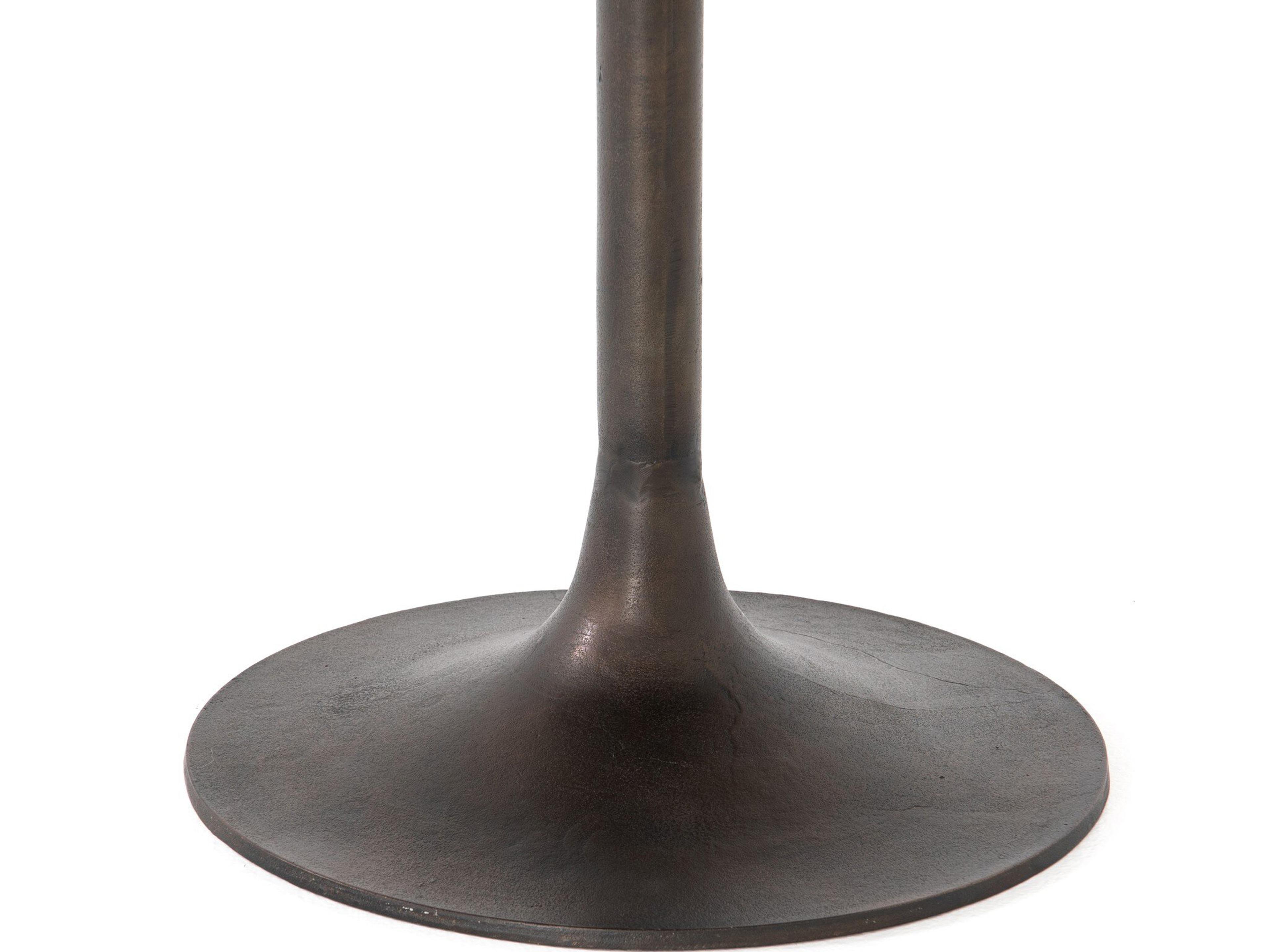 Four Hands Marlow Simone Round Metal Antique Rust Dining Table