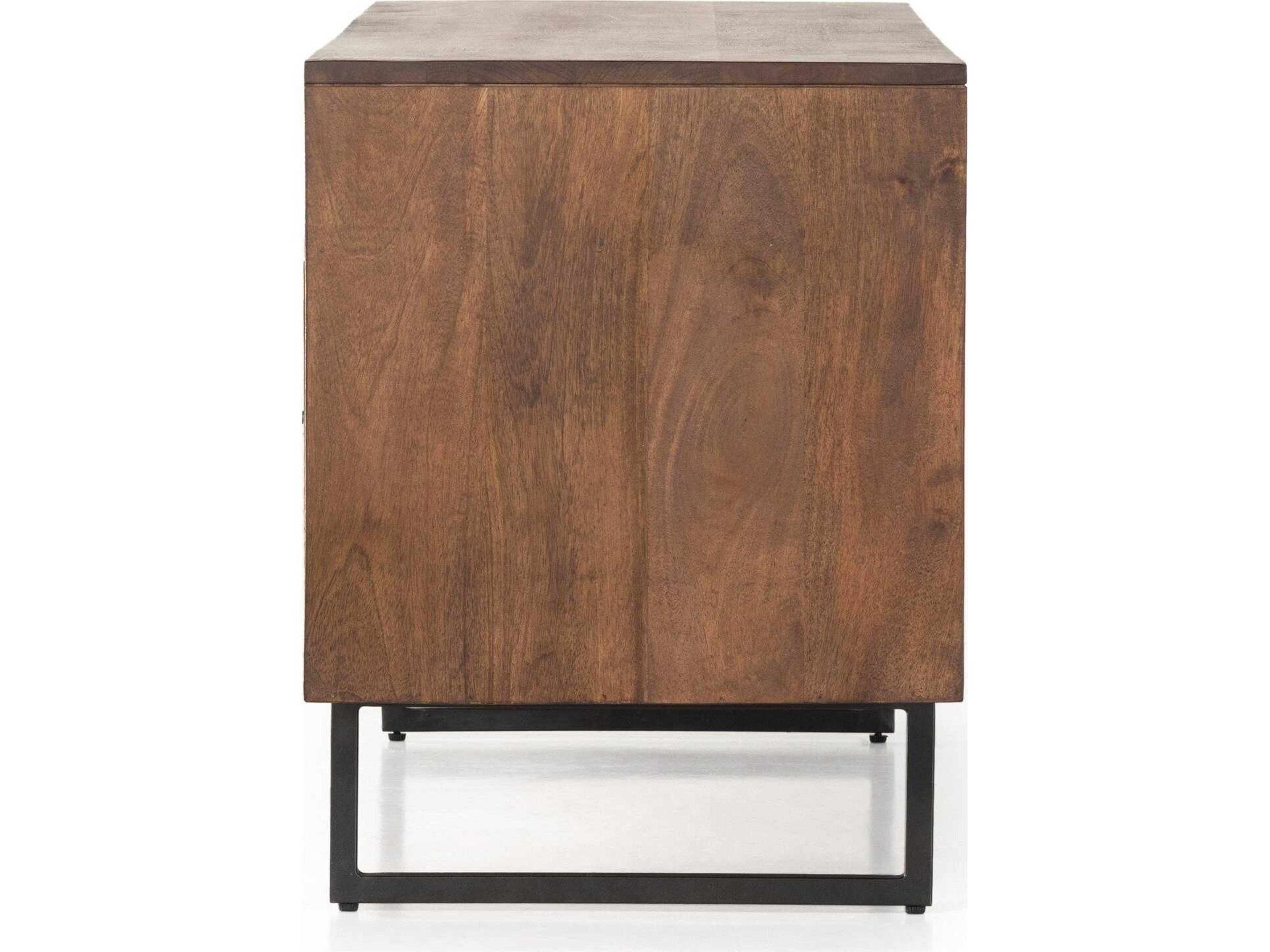 Globetrotter Carmel Brown Wash  Media Console