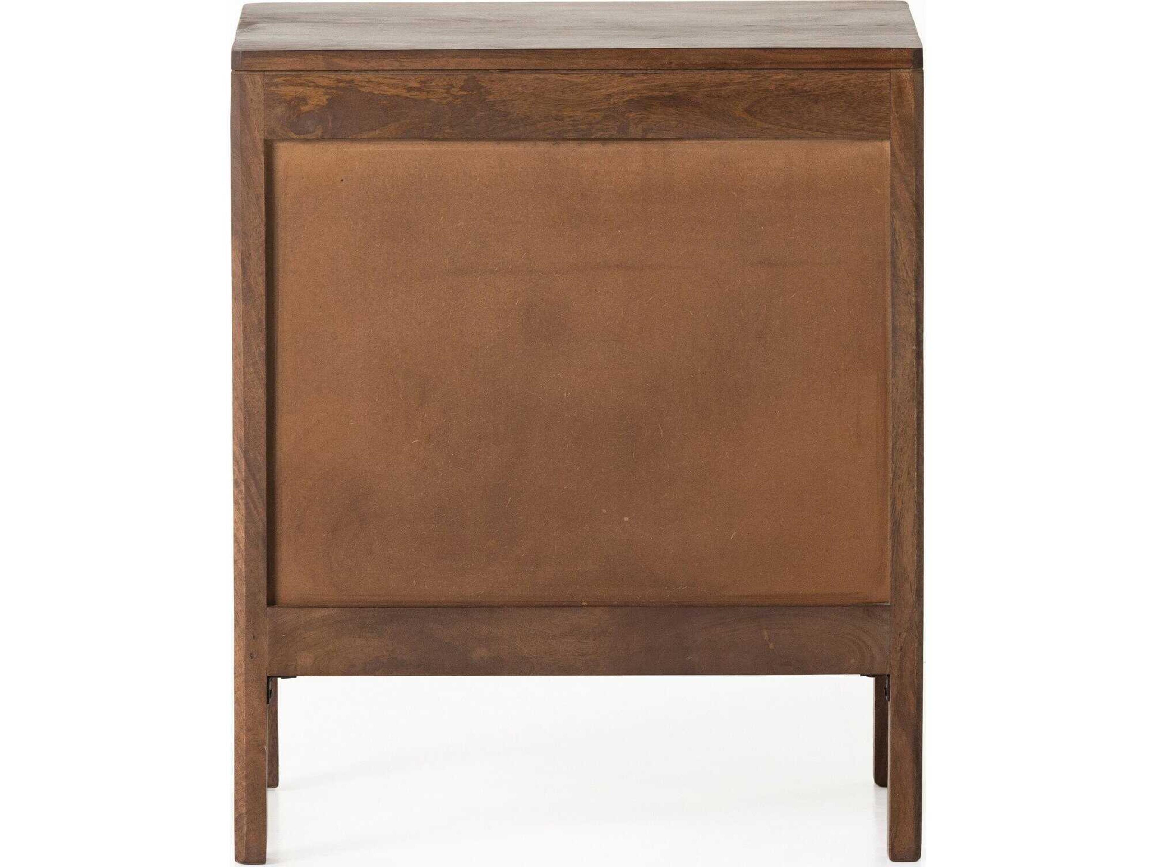 Luxecor Globetrotter Sydney Brown Wash Mango Wood Nightstand