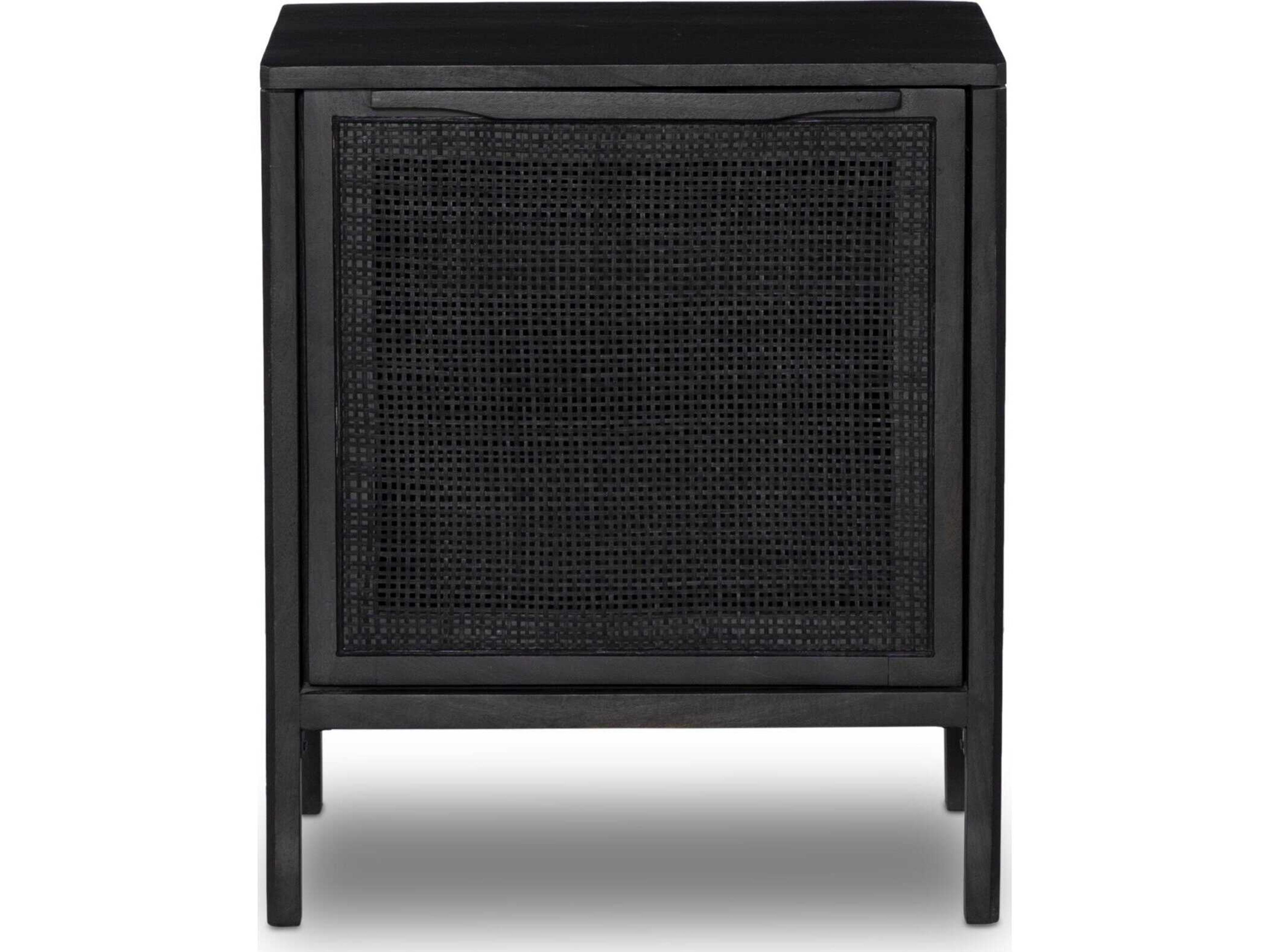 Four Hands Prescott Sydney Black Wash Mango Wood Nightstand