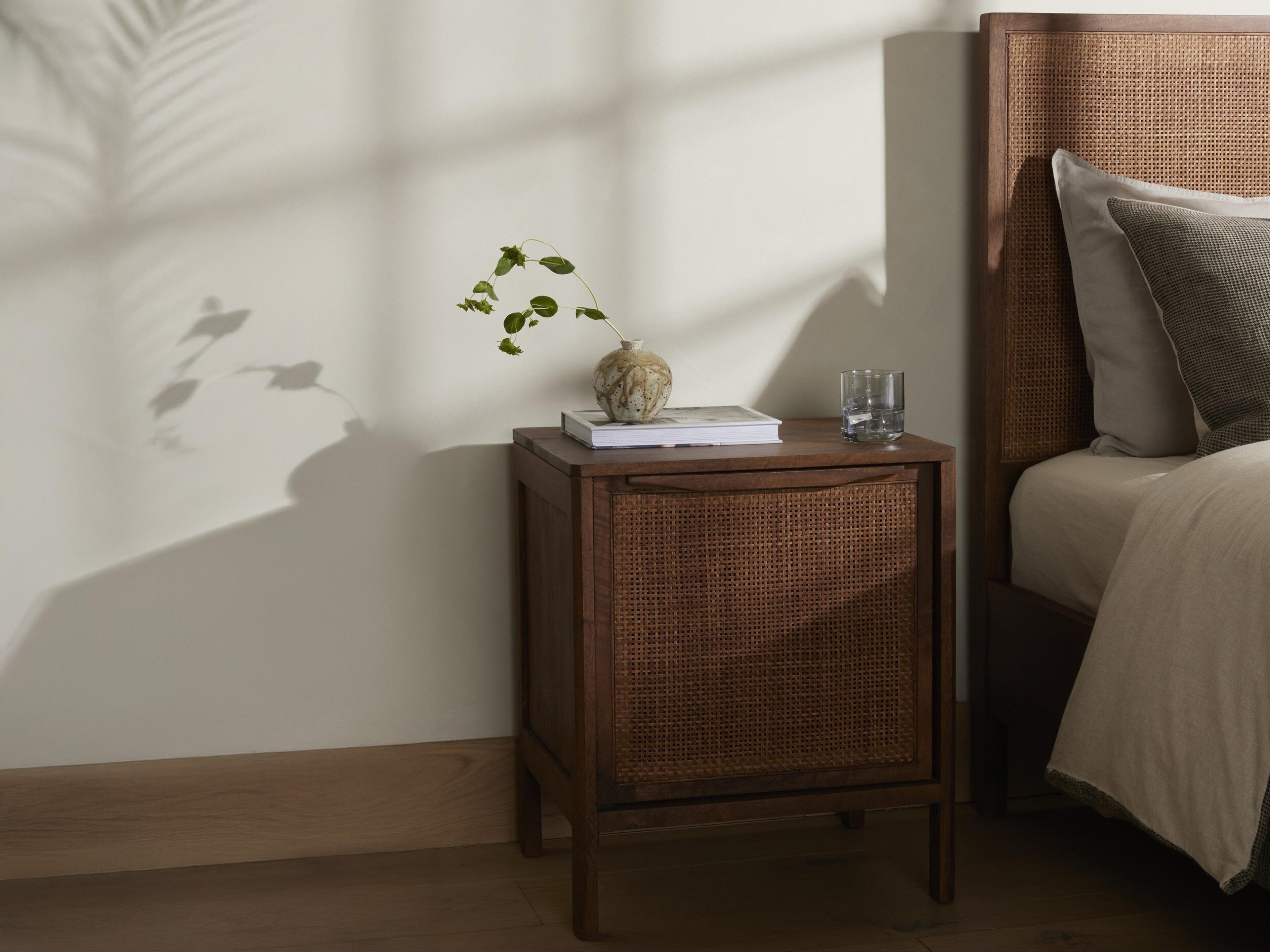 Four Hands Prescott Sydney Brown Wash Mango Wood Nightstand