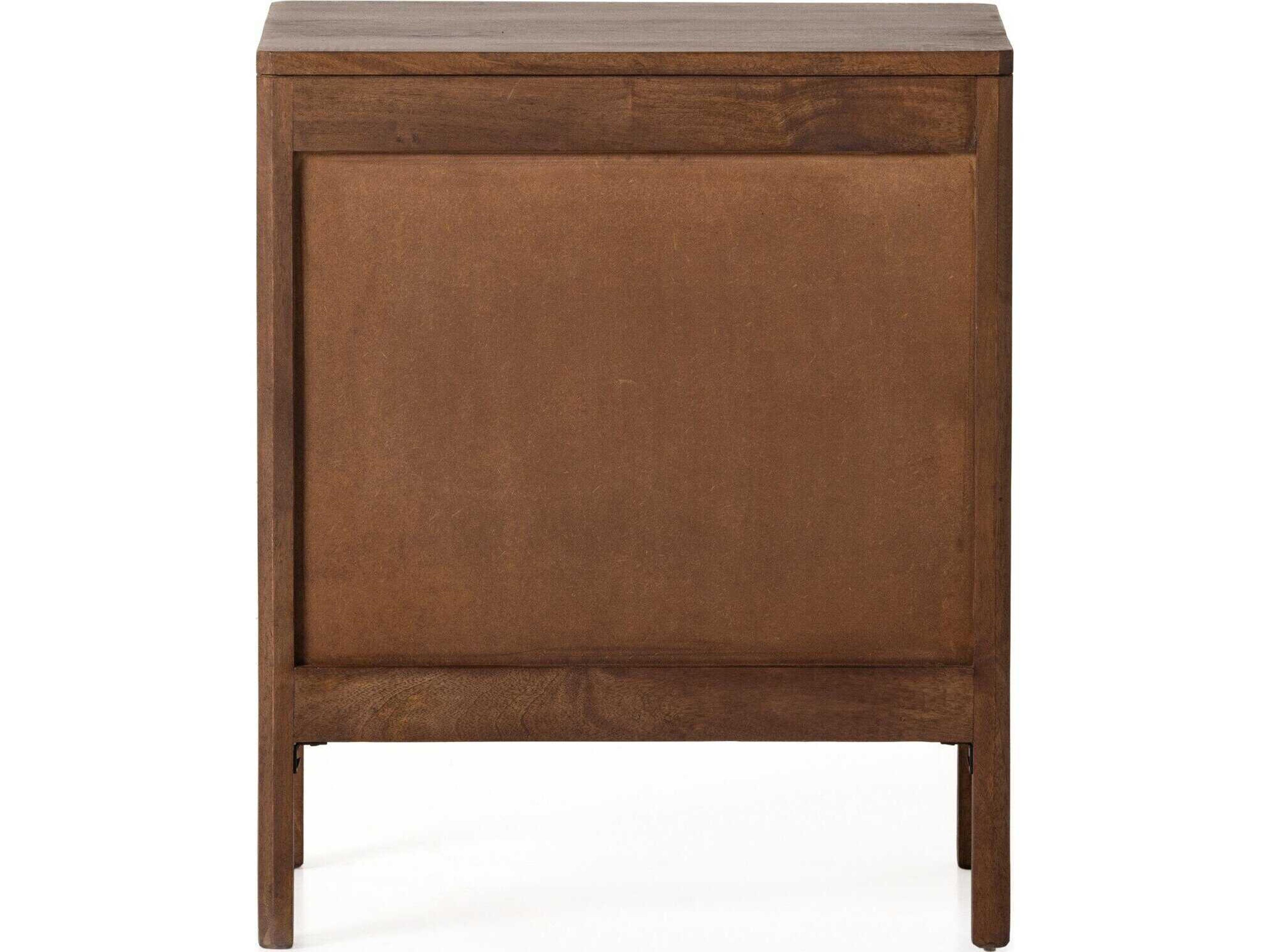 Luxecor Globetrotter Sydney Brown Wash Mango Wood Nightstand