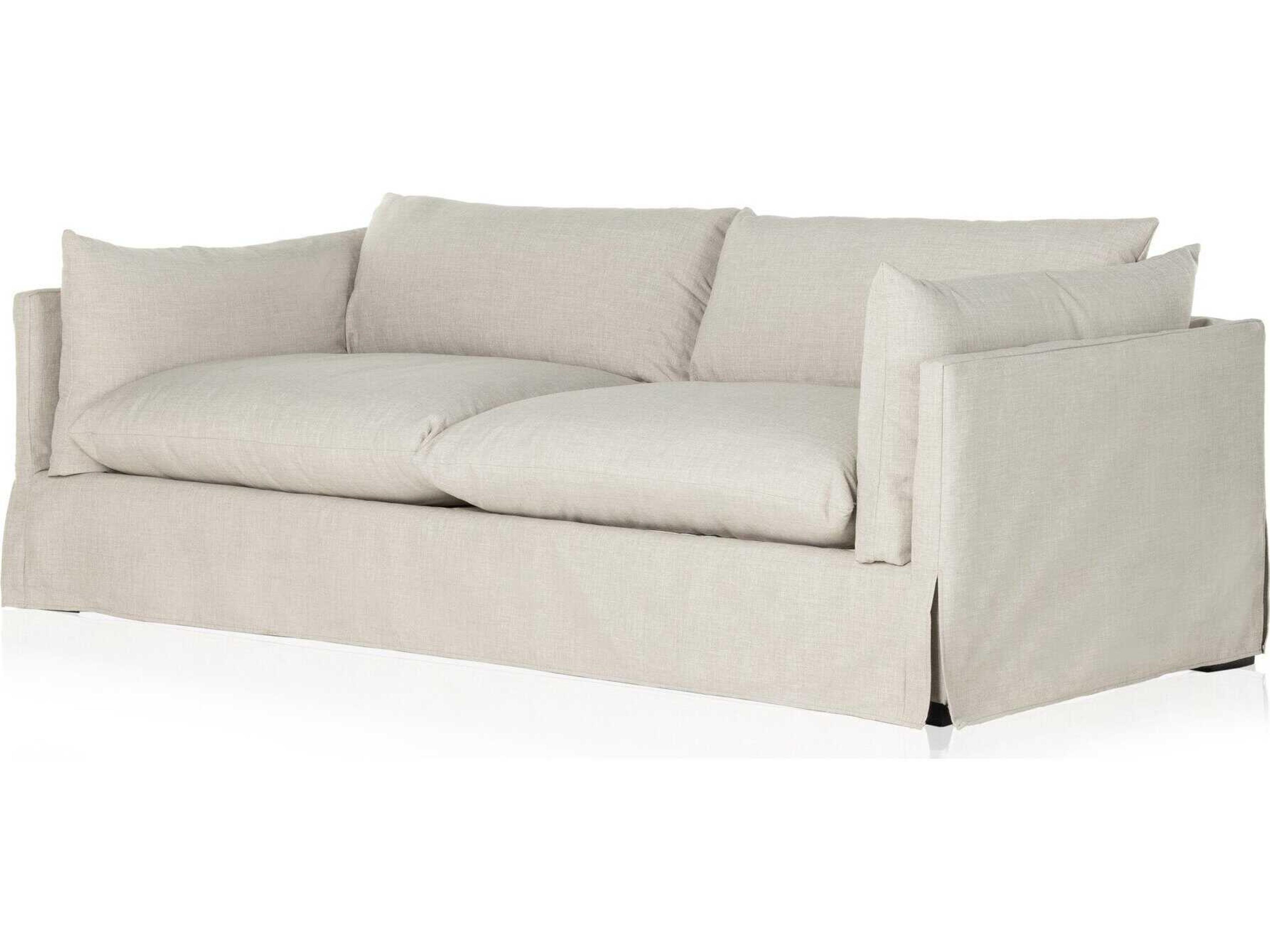 Atelier Habitat Slipcover Bennett Moon Upholstered Slipcover Sofa