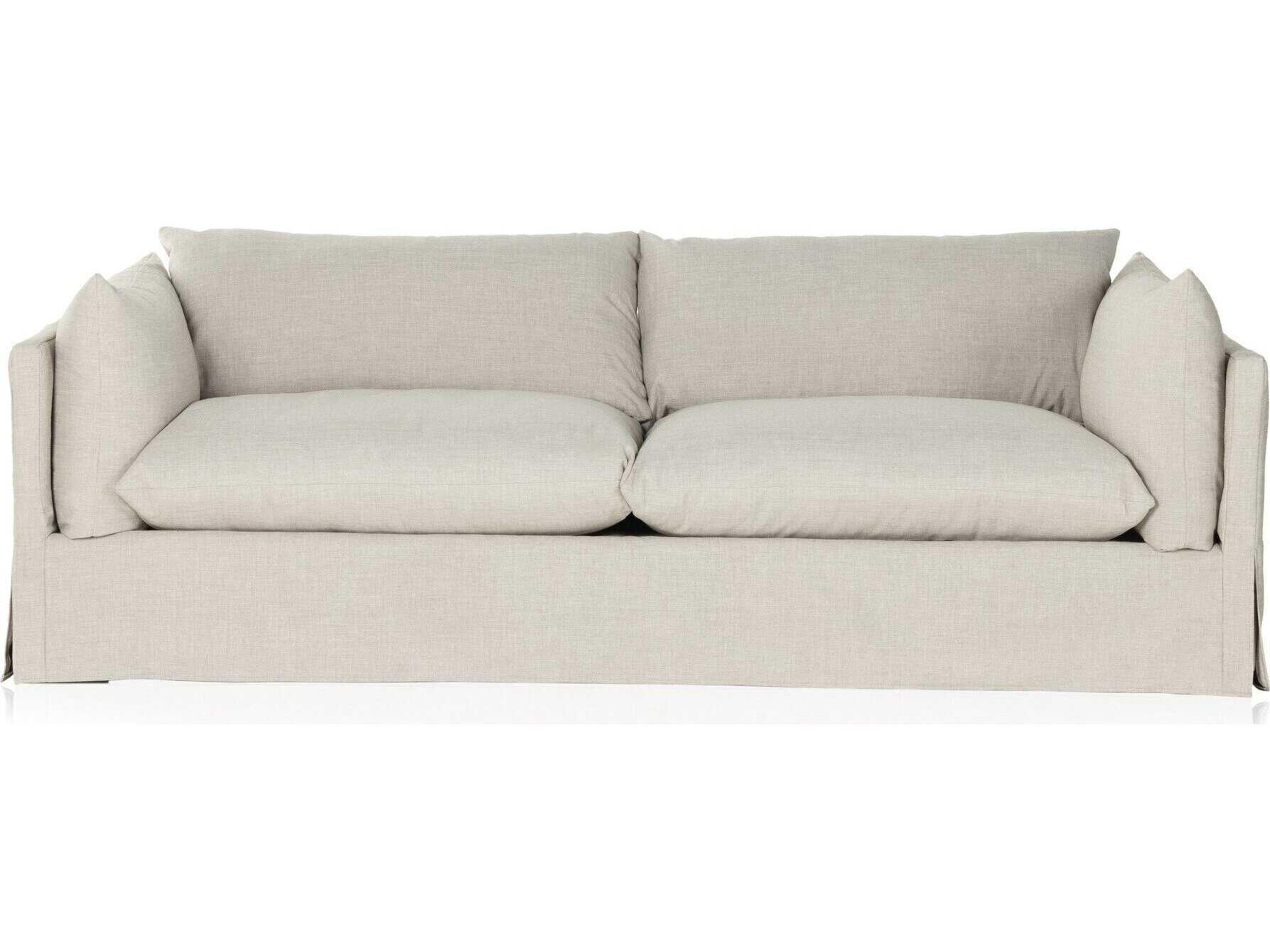 Four Hands Atelier Habitat Slipcover Bennett Moon Upholstered Slipcover Sofa