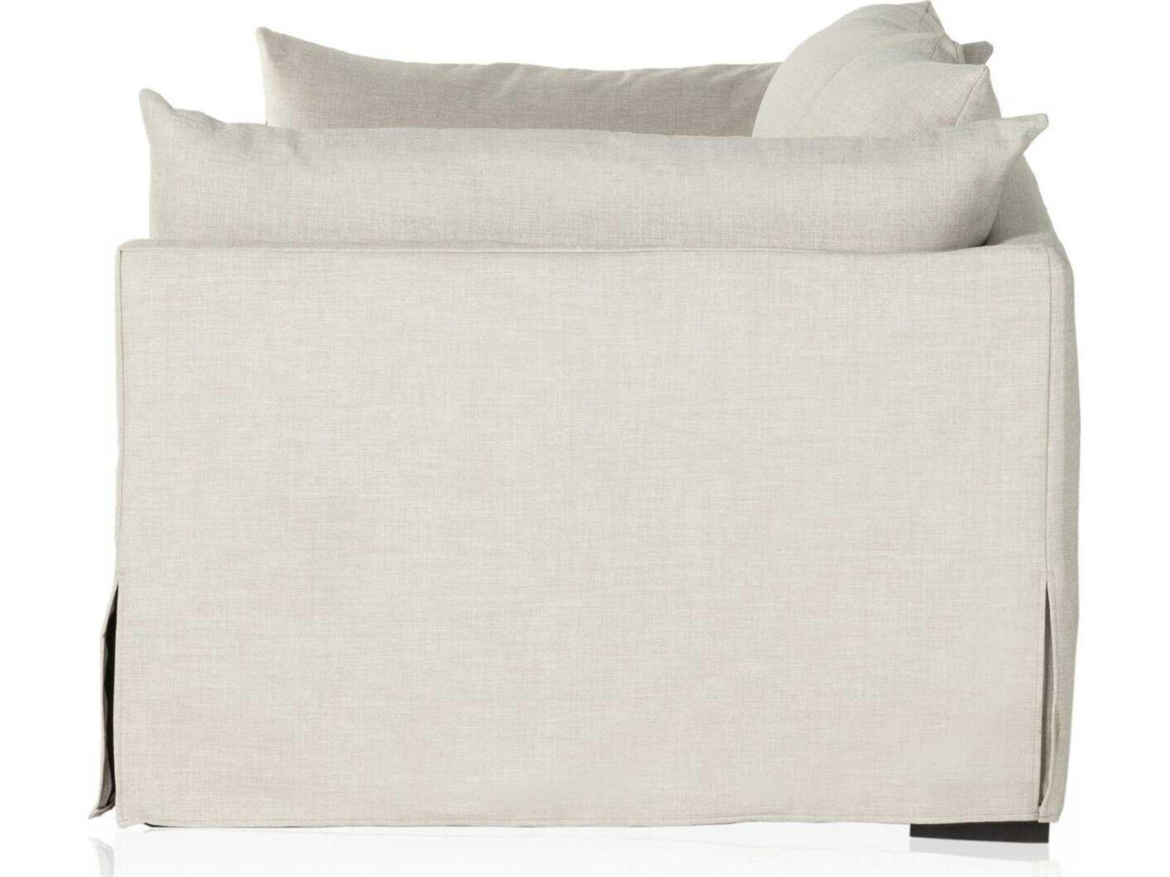 Four Hands Atelier Habitat Slipcover Bennett Moon Upholstered Slipcover Sofa