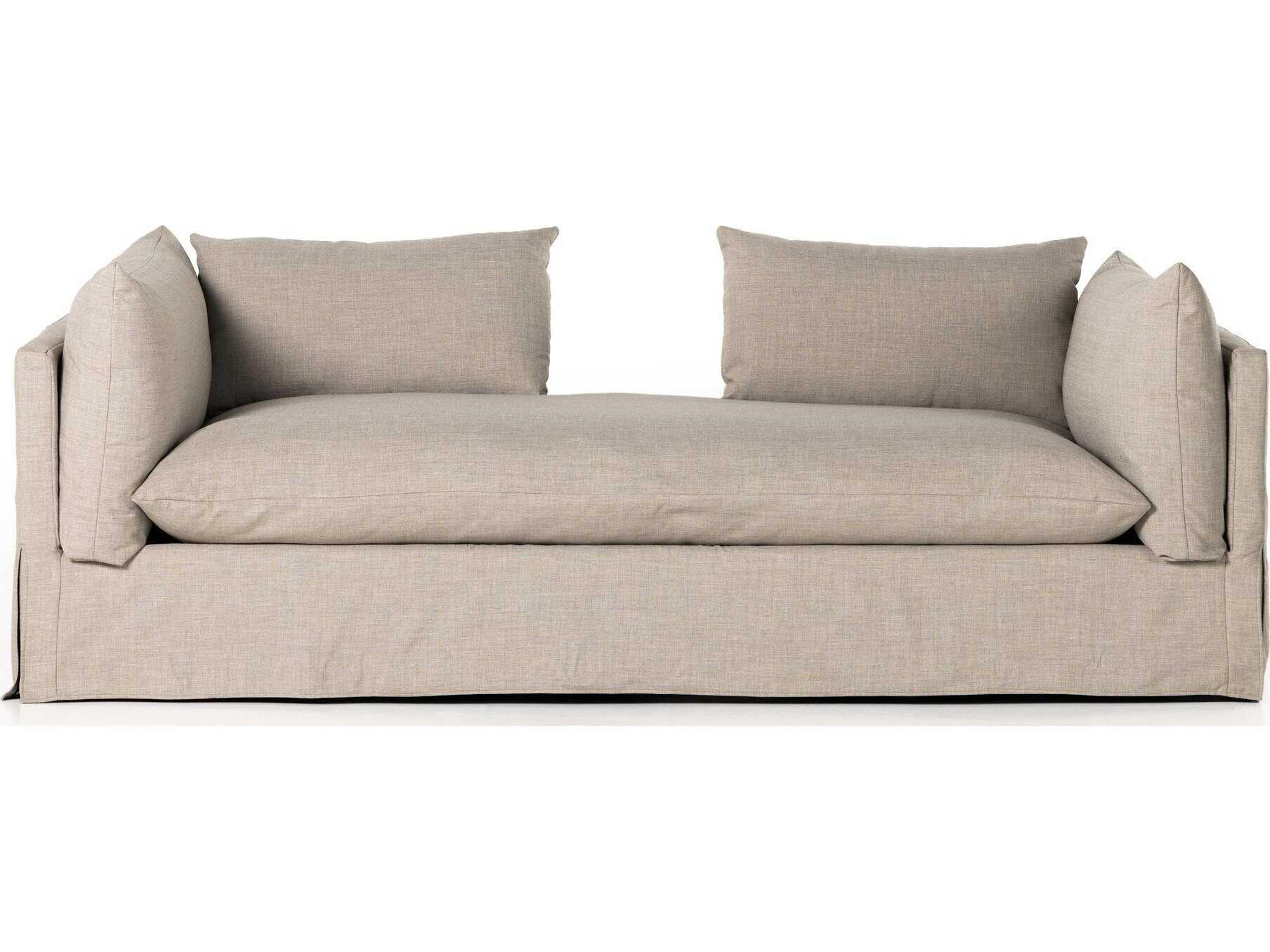 Four Hands Atelier Habitat Slipcover Bennett Moon Upholstered Slipcover Chaise
