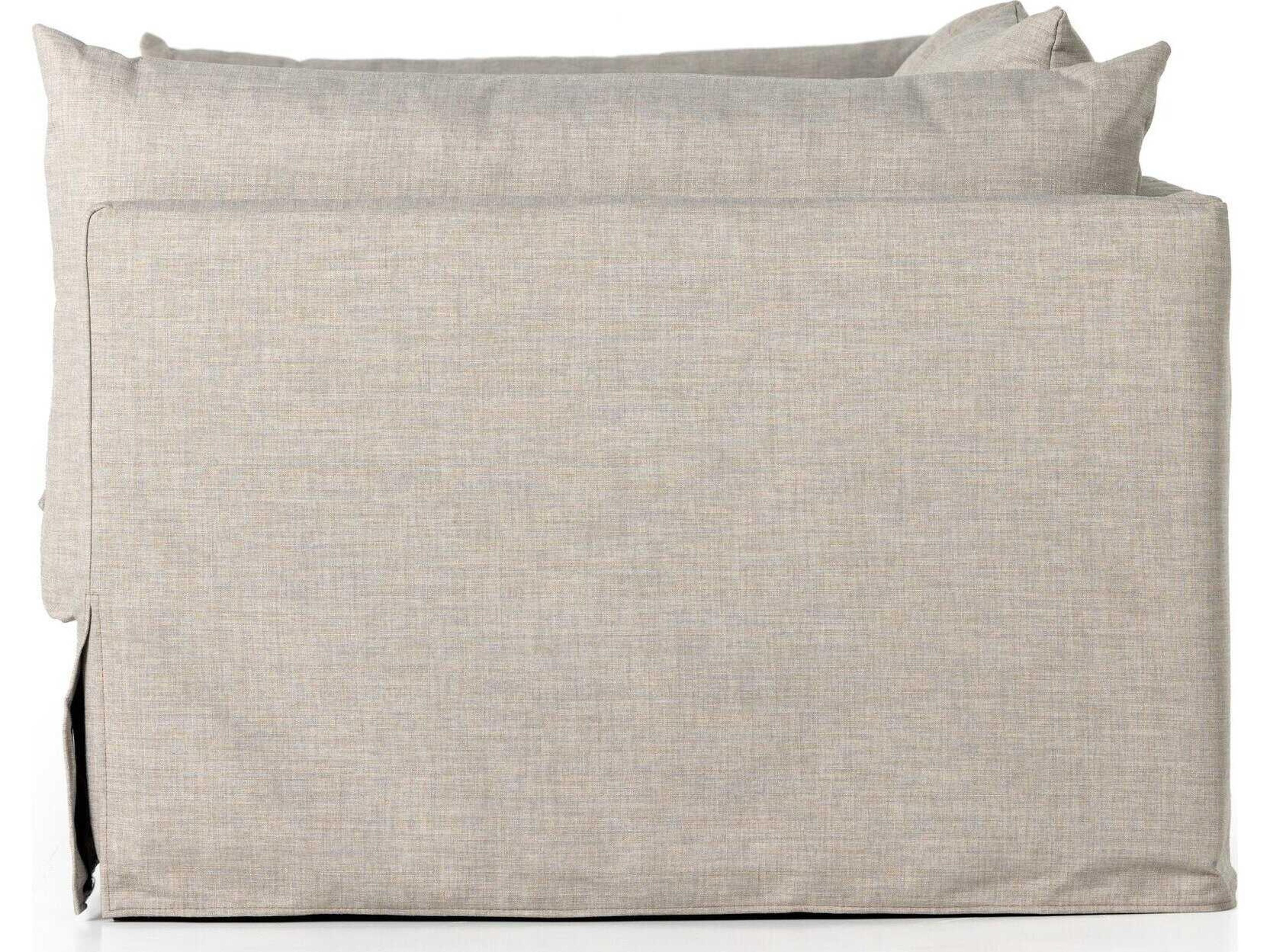 Four Hands Atelier Habitat Slipcover Bennett Moon Upholstered Slipcover Chaise