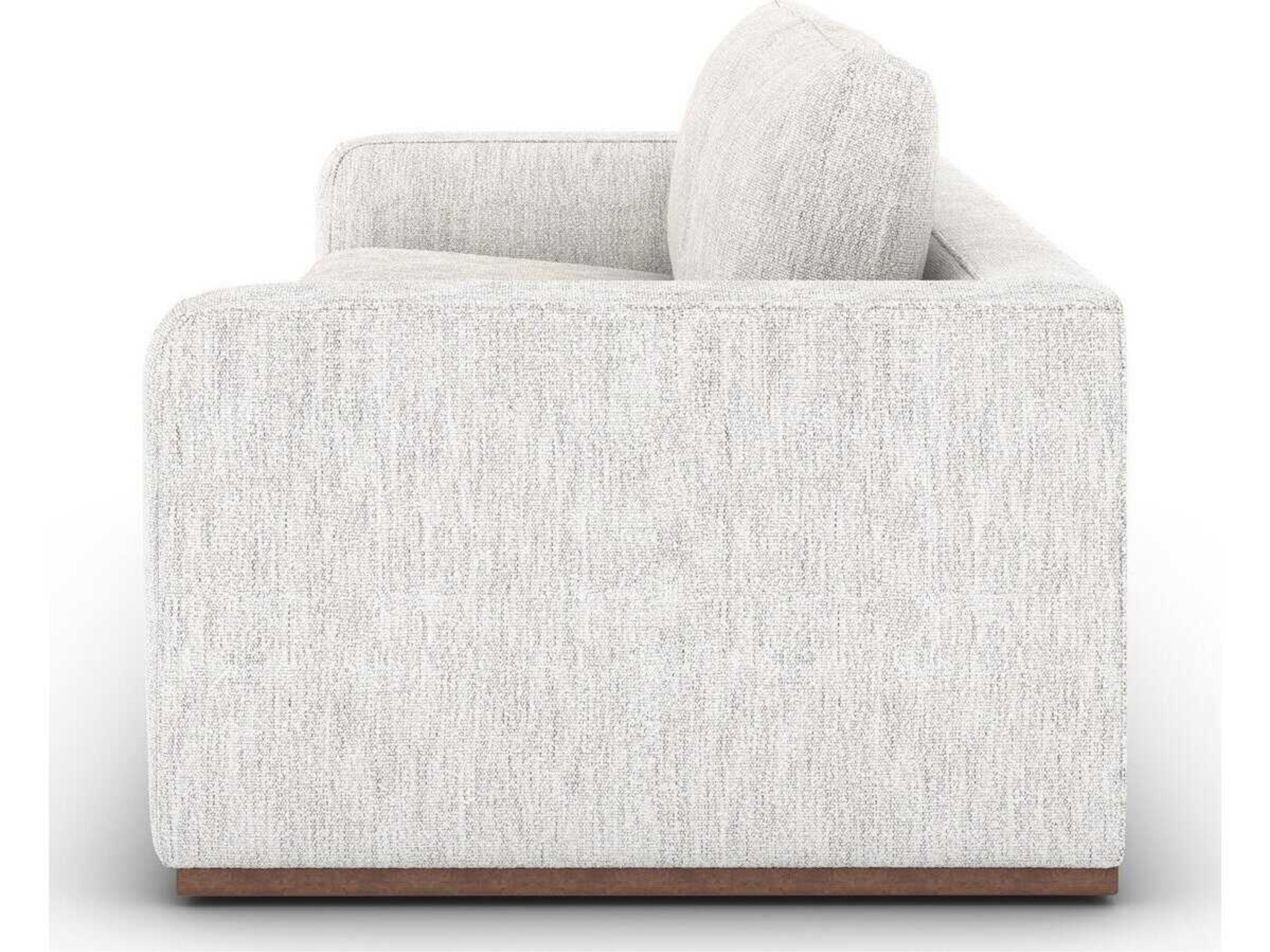 Four Hands Centrale Colt Aged Sienna Merino Cotton Gray Upholstered Sofa