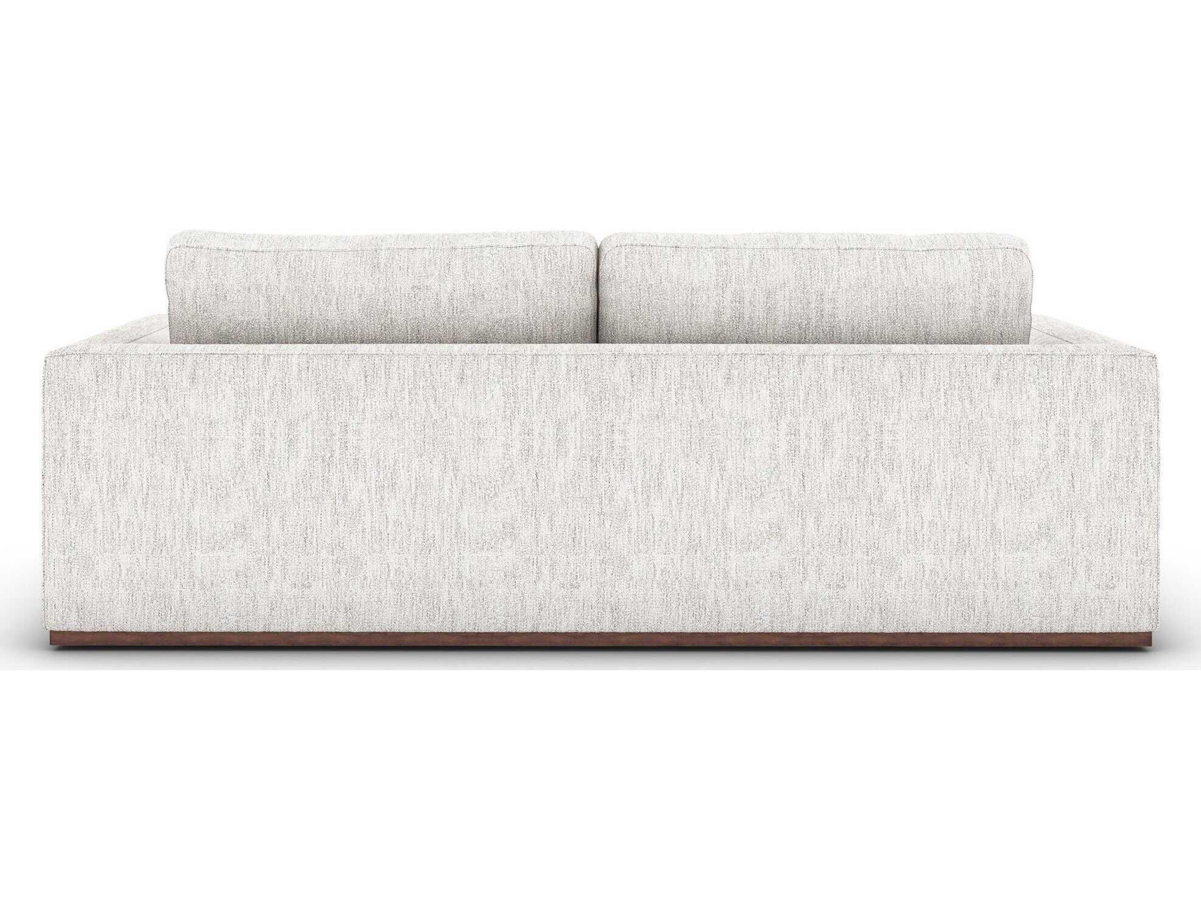 Four Hands Centrale Colt Aged Sienna Merino Cotton Gray Upholstered Sofa