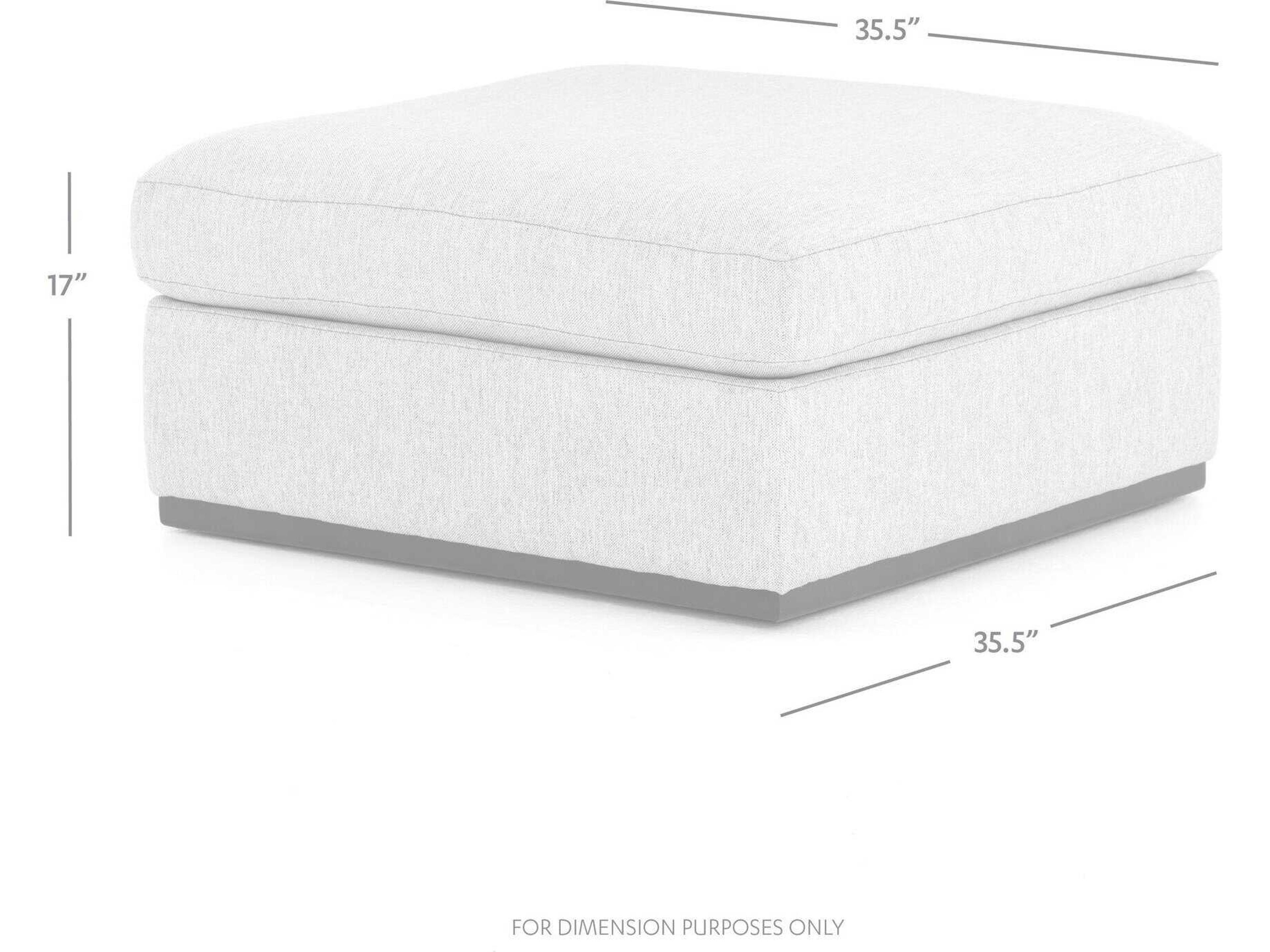Luxecor Globetrotter Colt Sectional Ottoman - Merino Cotton