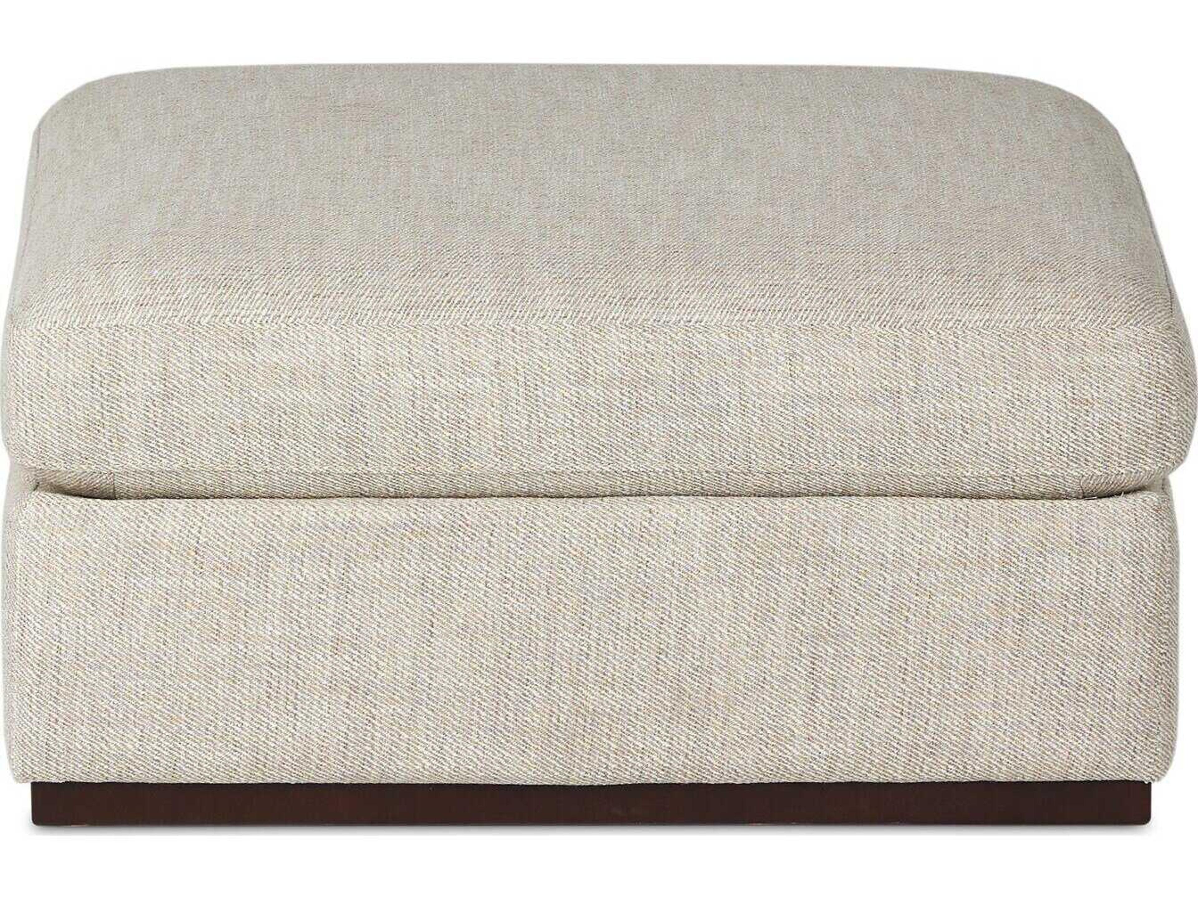 Four Hands Centrale Colt Canton Dove Upholstered Sectional Ottoman