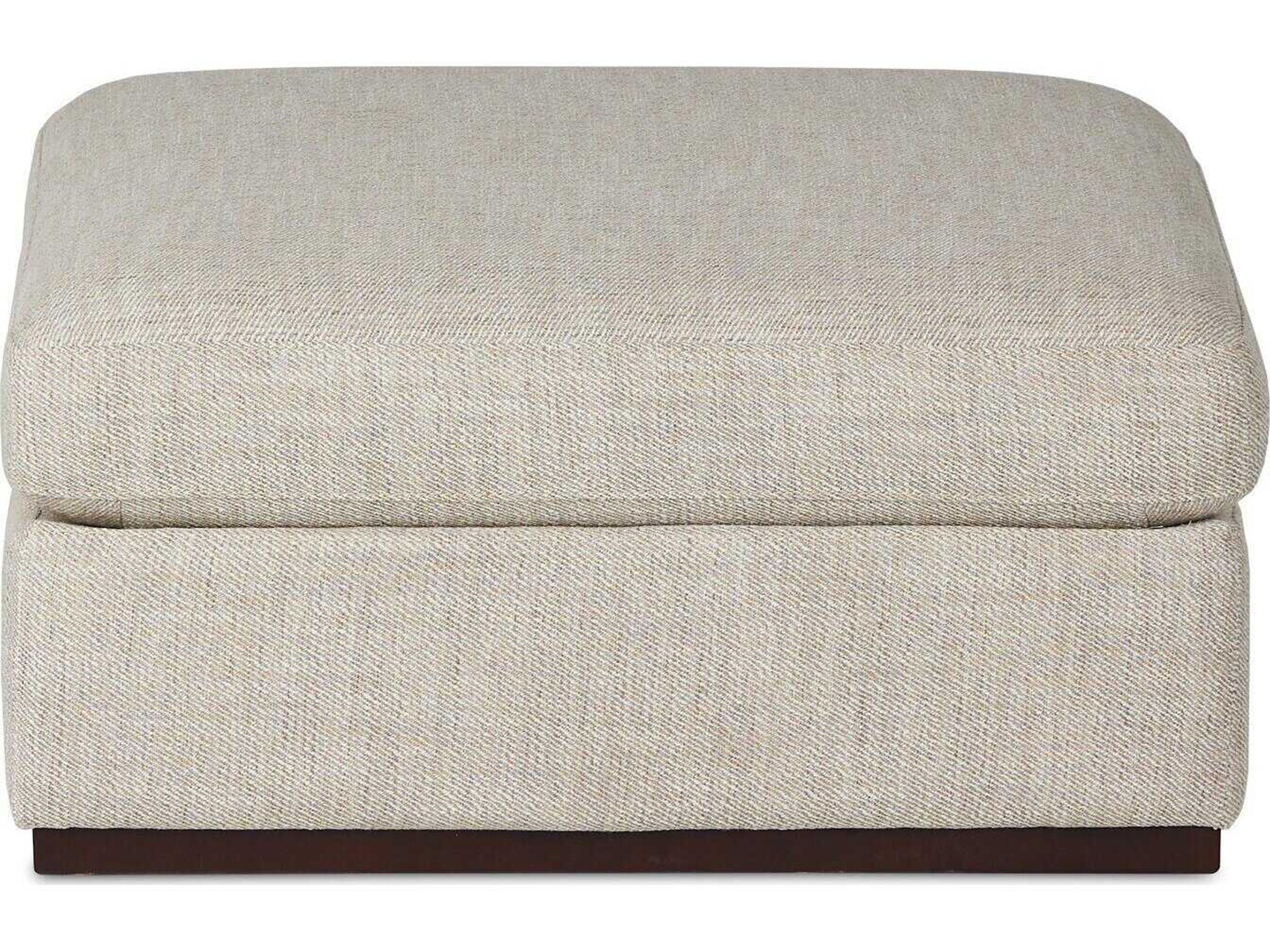 Four Hands Centrale Colt Canton Dove Upholstered Sectional Ottoman