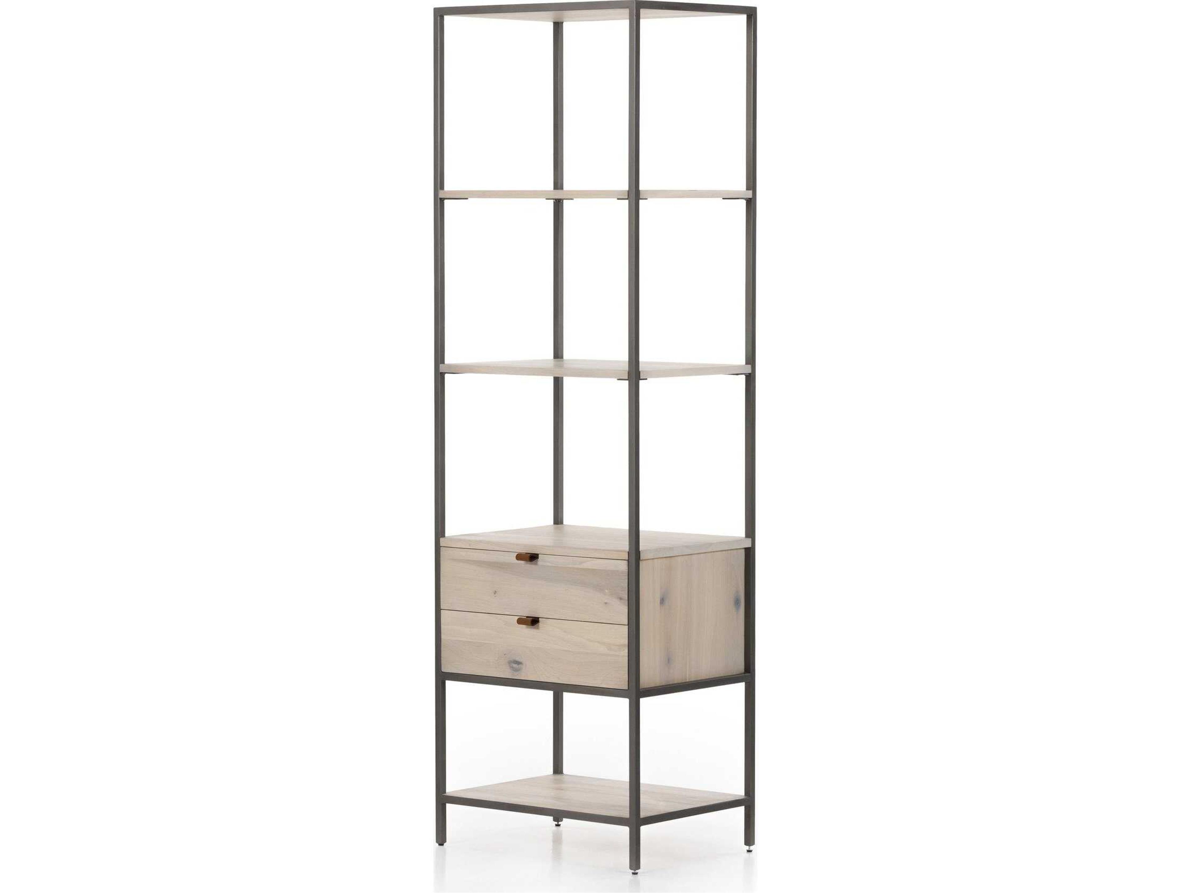 Fulton Trey Natural Iron  Bookshelf