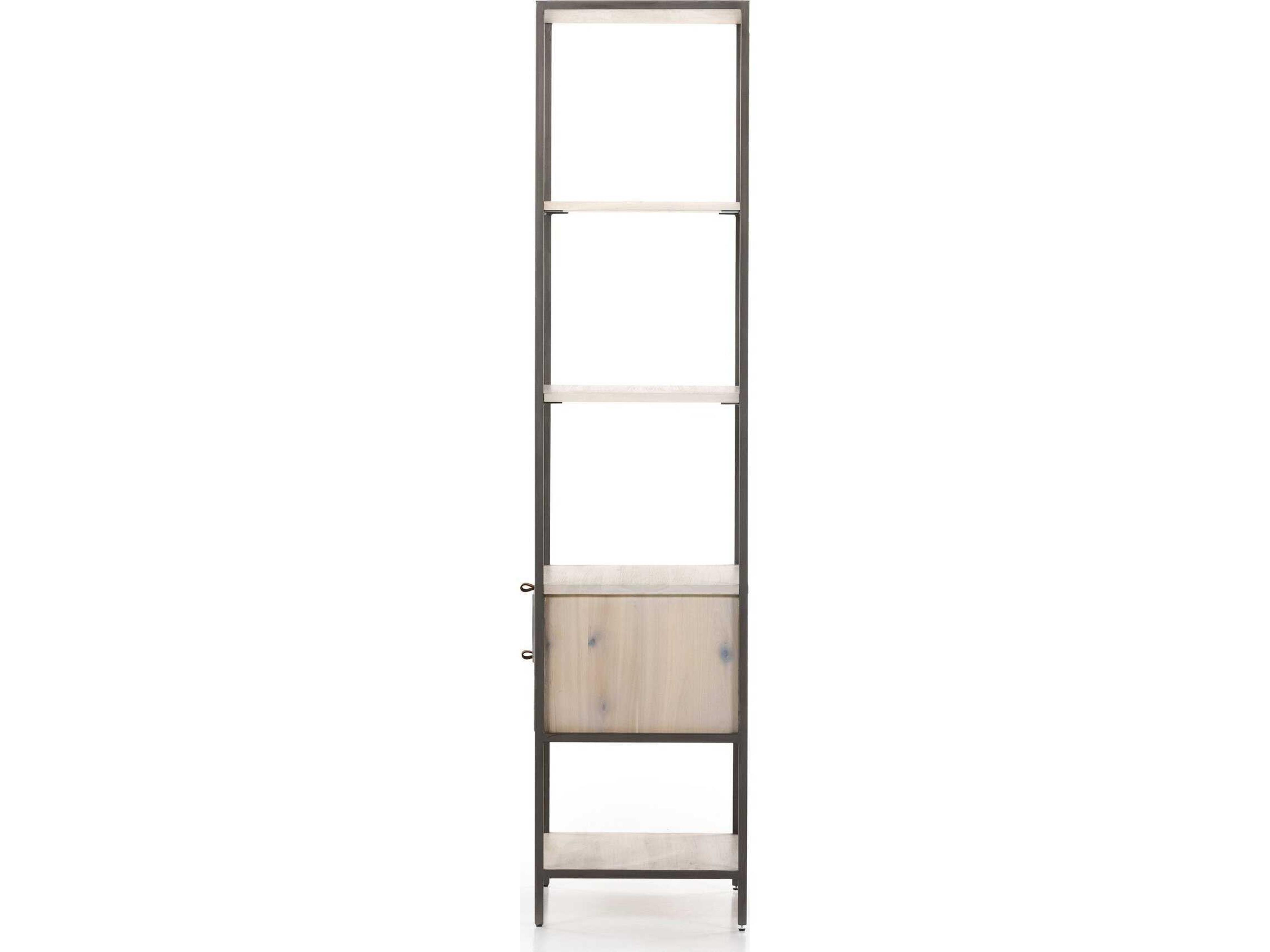 Four Hands Fulton Trey Natural Iron  Bookshelf