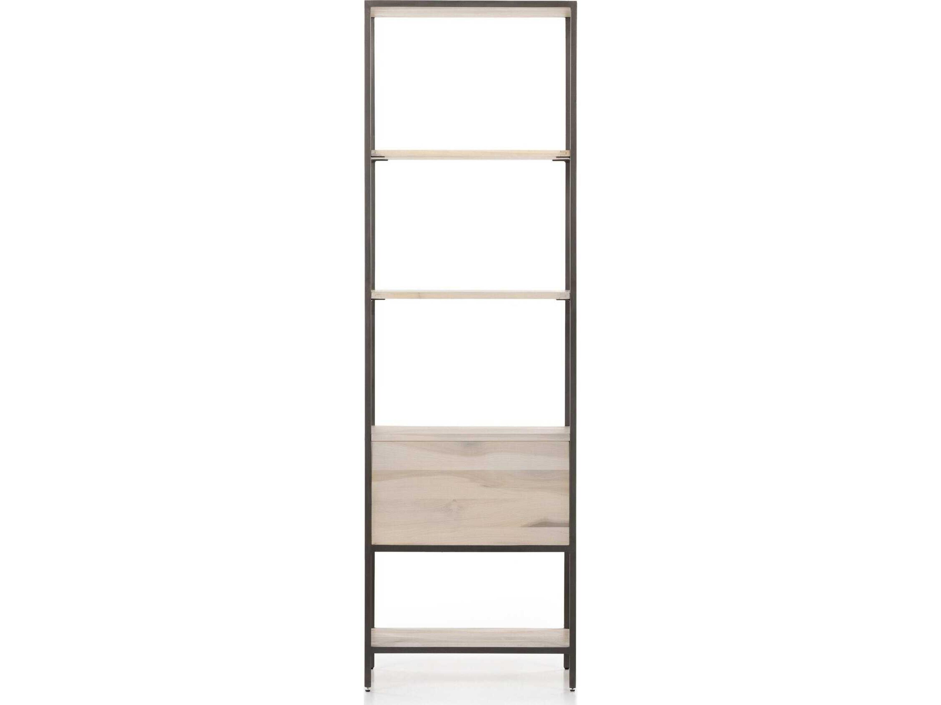 Four Hands Fulton Trey Natural Iron  Bookshelf