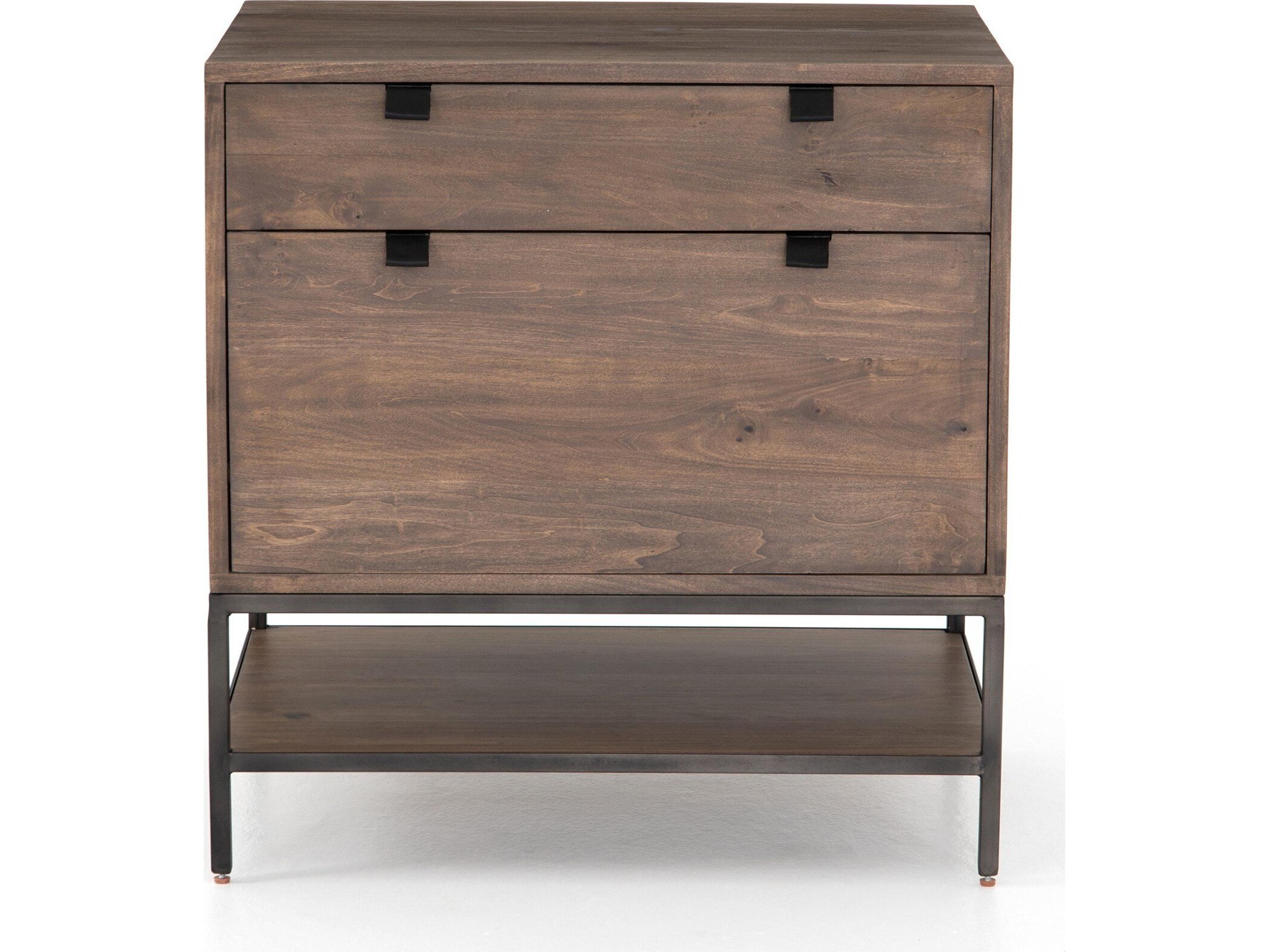 Four Hands Fulton Trey Auburn Poplar  Modular Filing Cabinet